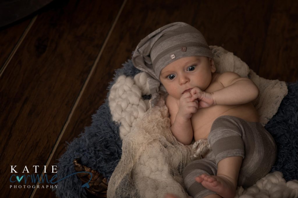 Colorado Springs Newborn Photos - bright eyed baby easton