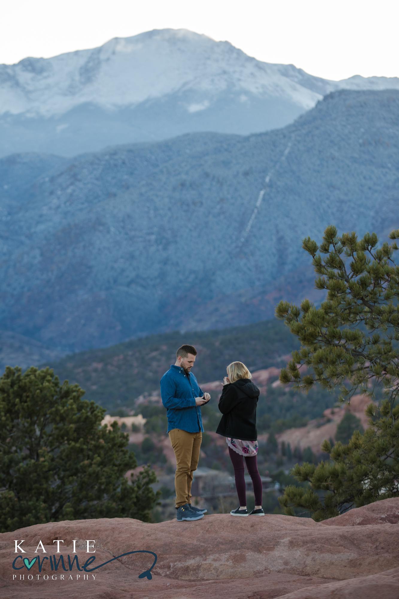 Colorado man proposes to girlfriend in epic engagement