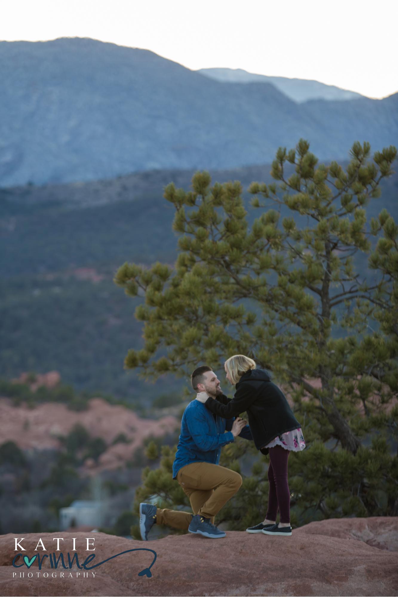 Colorado couple surprise proposal in Garden of the Gods