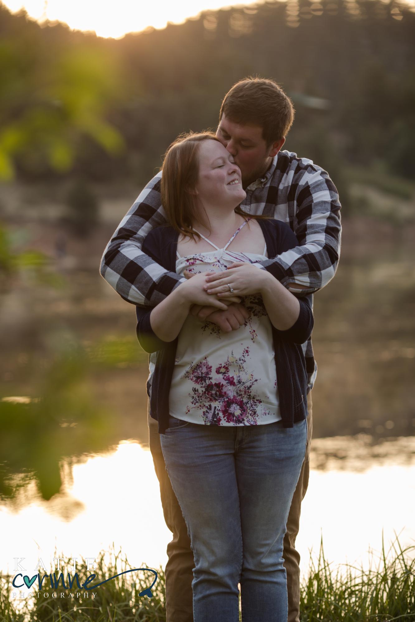 Lakeside engagement session in Colorado