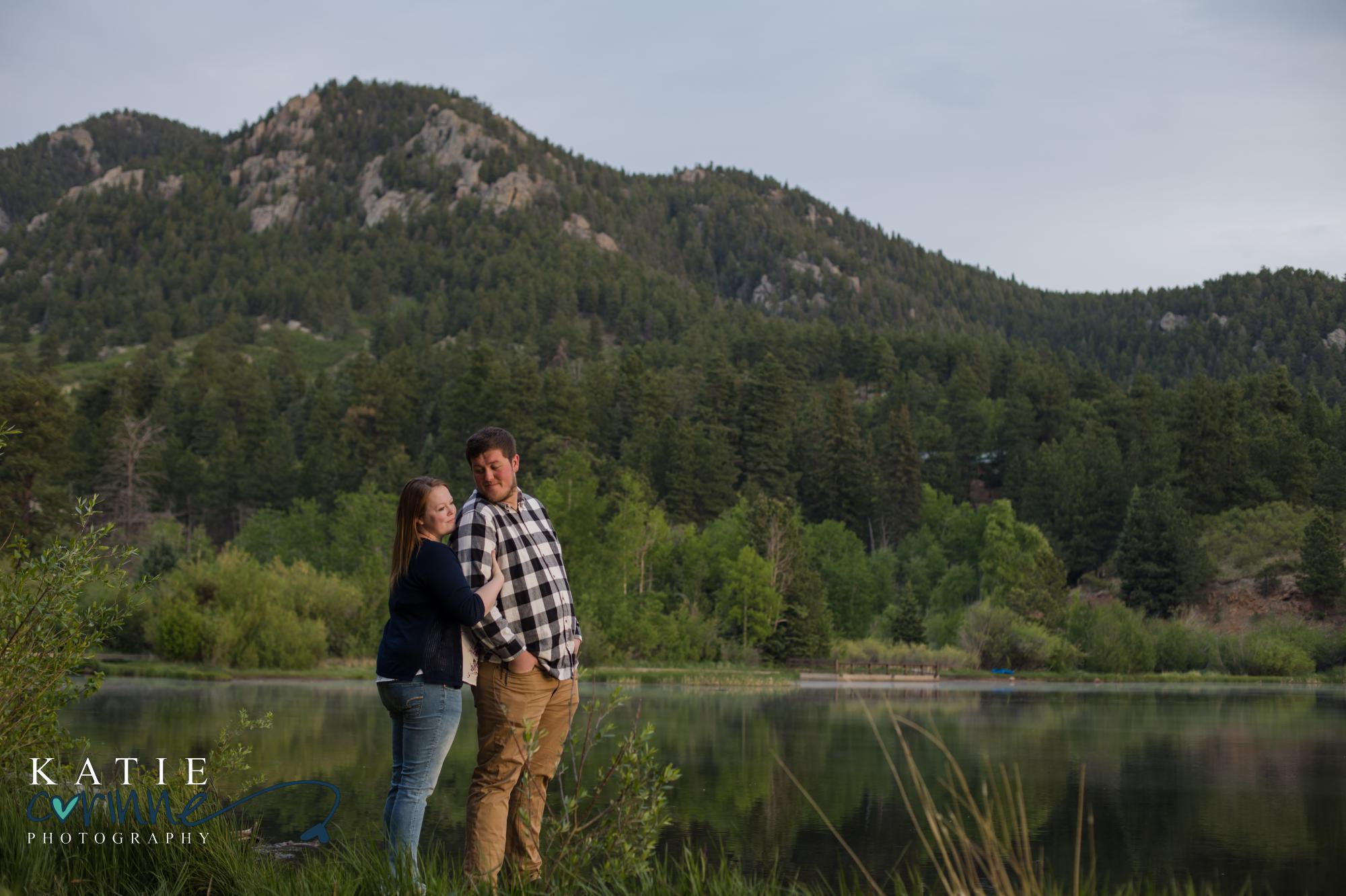 Lakeside engagement photography session in Pueblo, Colorado