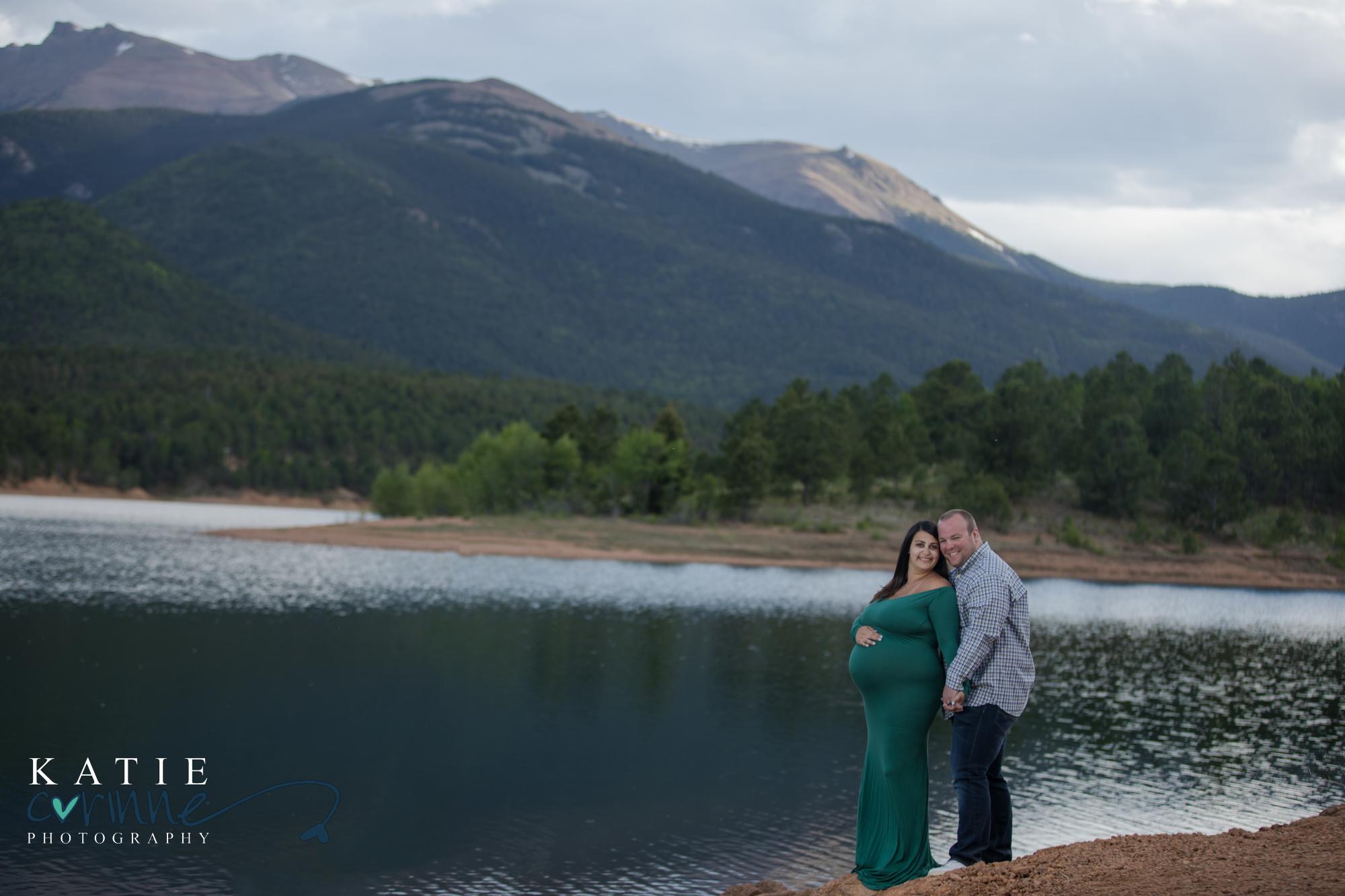 pregnant couple at maternity photography session