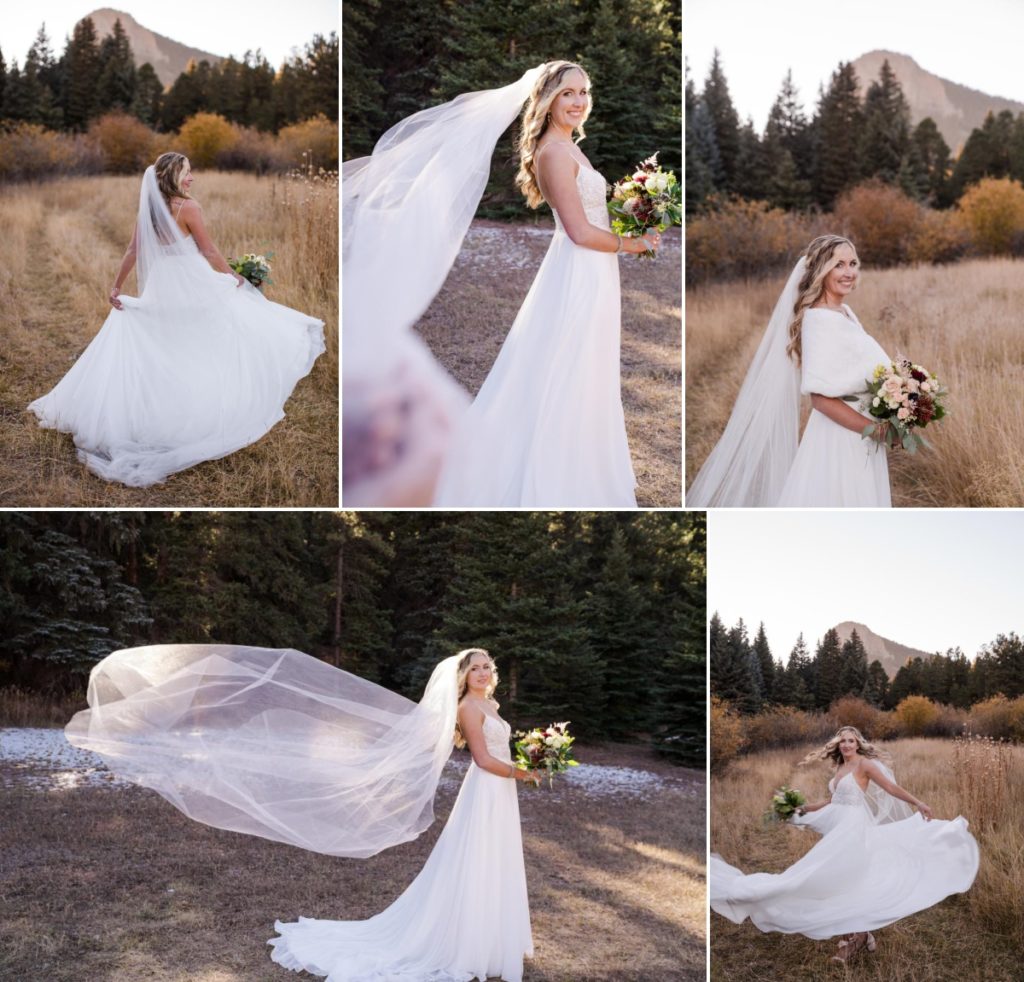 bride at Mountain View Ranch