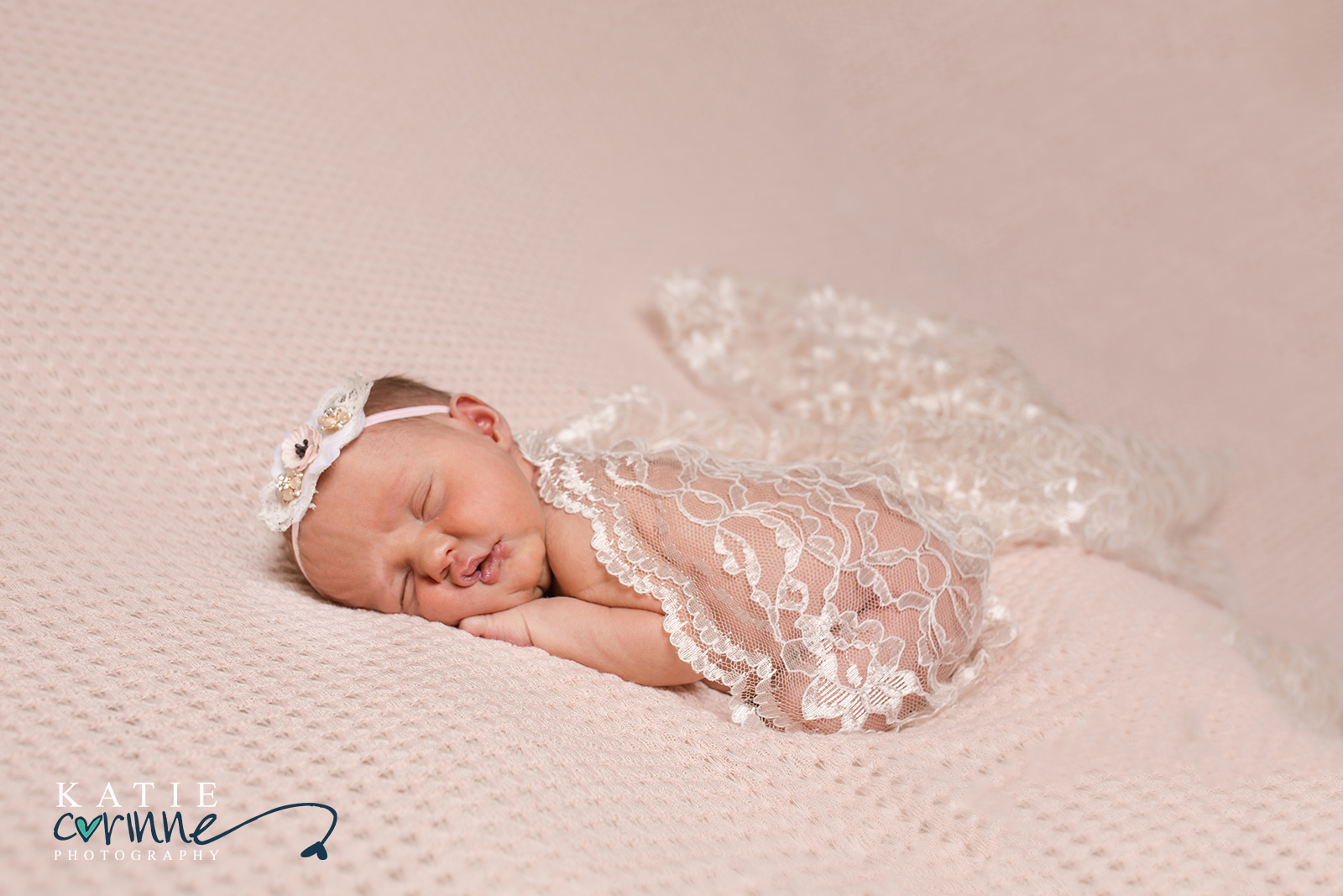 lace and pink newborn girl, lace and pink, pretty in pink, my baby, baby girl, my valentine, valentine's day baby, nursery