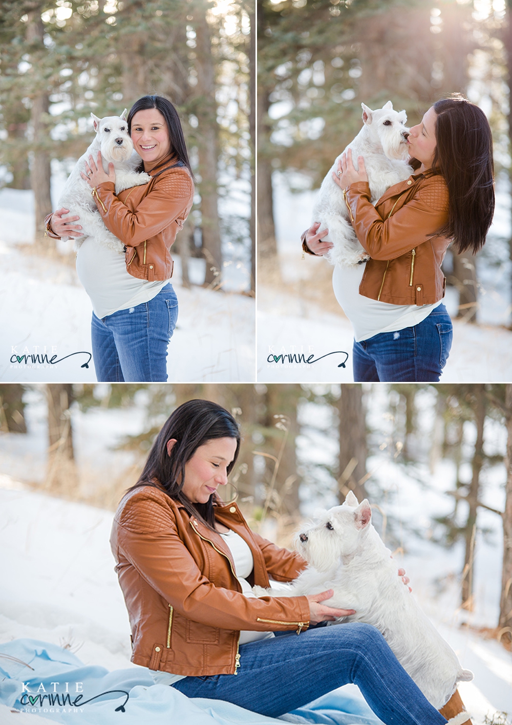 Pregnant maternity photos with dog, dog with mom during maternity photos, furbaby maternity photos, belly photos, bump photos, baby bump maternity photos,