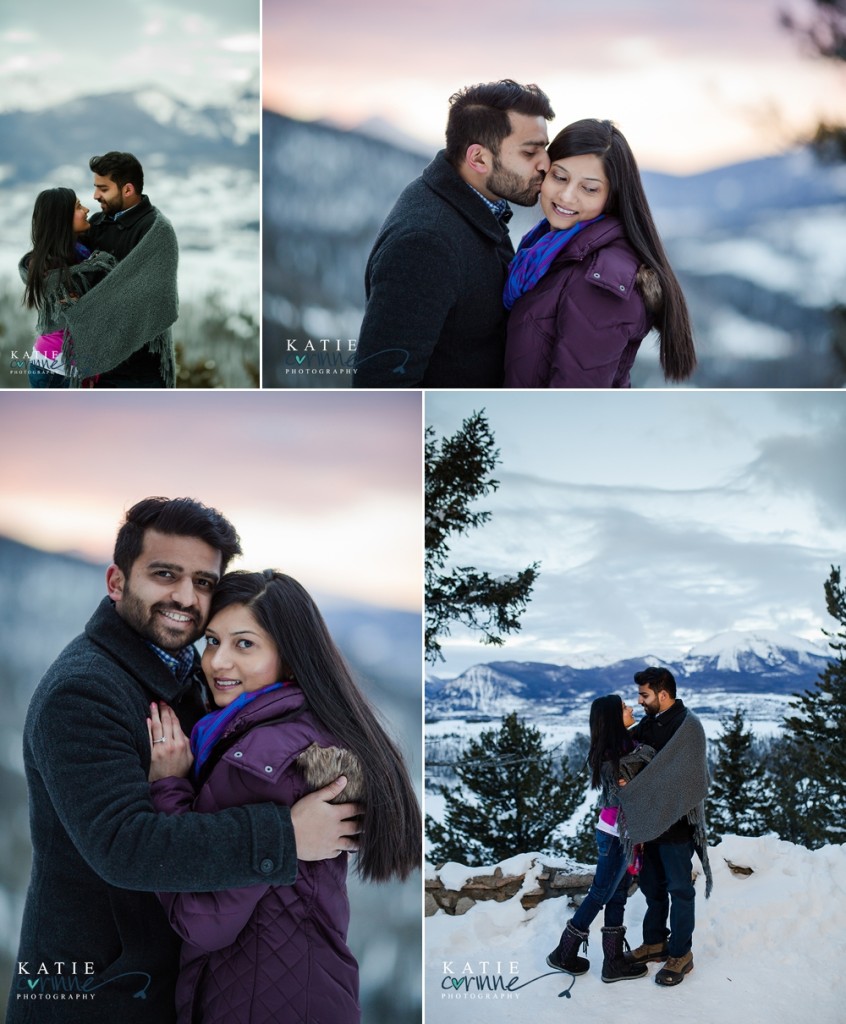 super beautiful engagement pictures, Keeping warm in winter engagement photos, cozy snow engagement photography, Colorado vail engagement photos