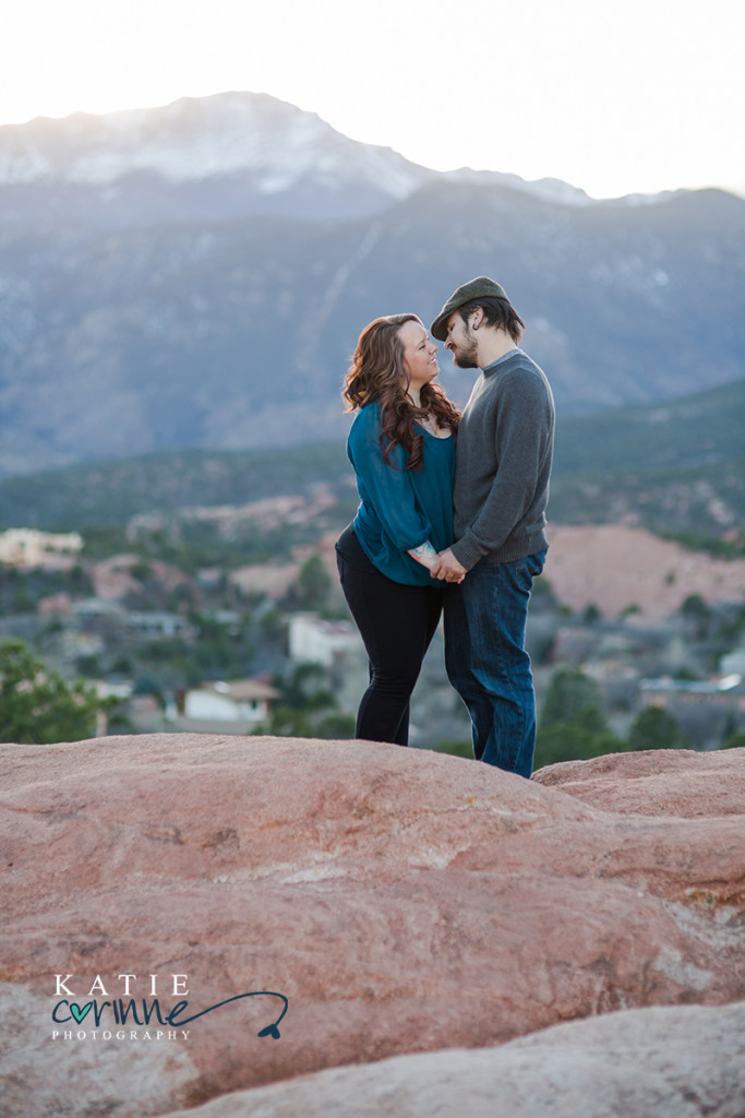 She said yes at the Garden of the Gods