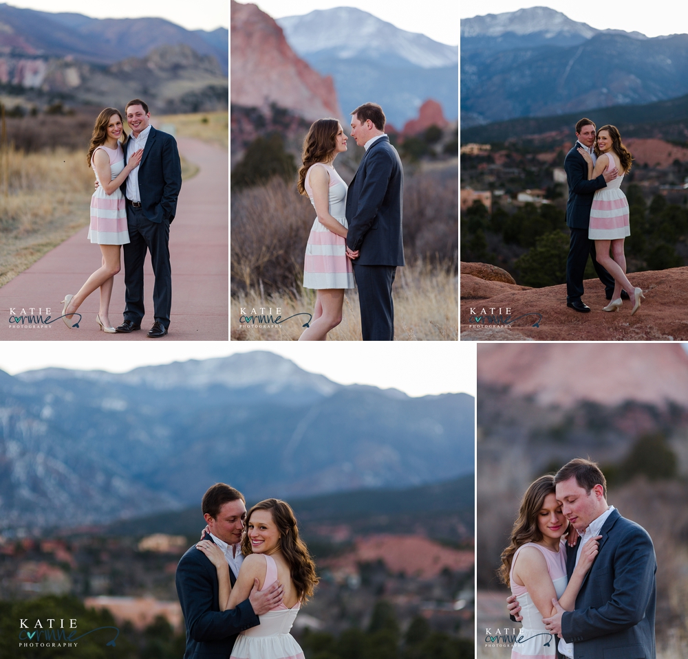 sweet engagement photos colorado mountains, mountain view engagement photos, pics of engaged couple, intimate engagement photography, adorable couple engagement photos, 