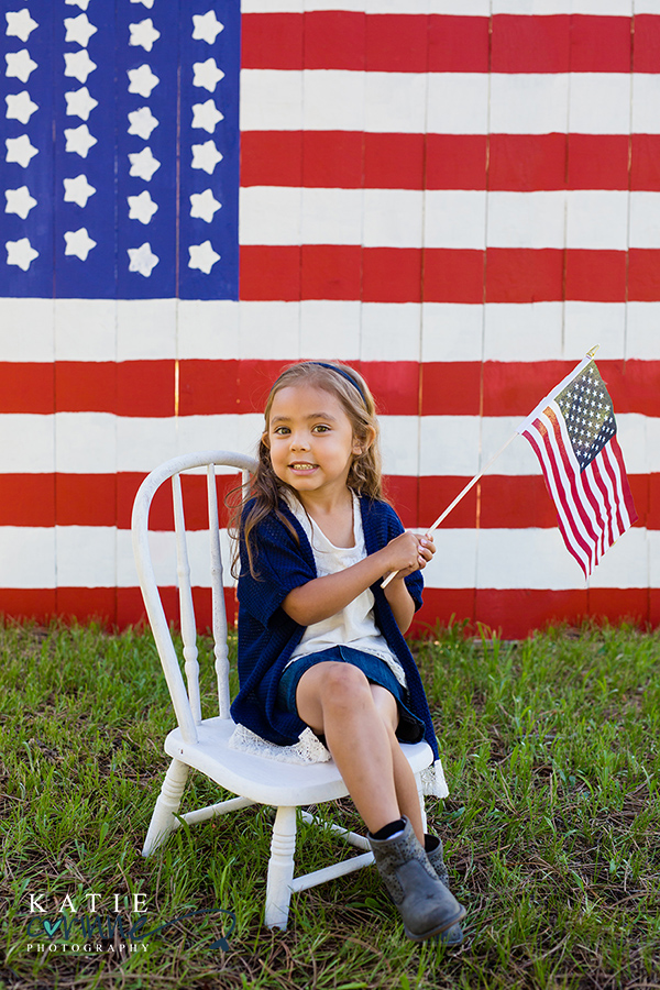 American Flag photo session
