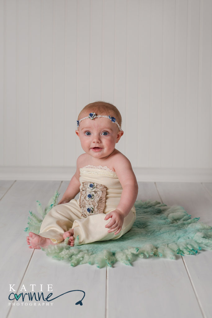 timeless baby portraits, unique baby photography