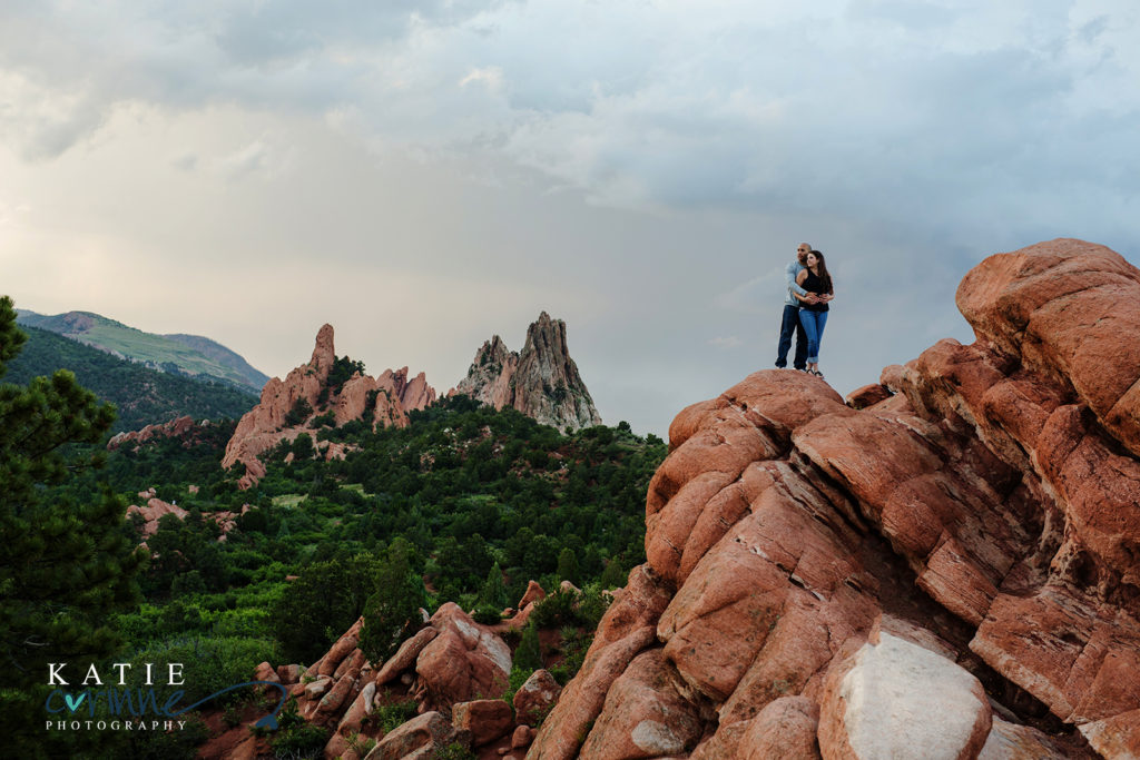 Engagement photos at Garden of the Gods