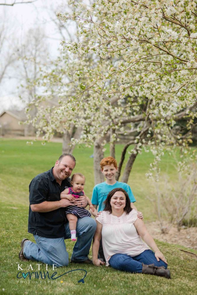 Colorado Cherry Blossom Family Photographer