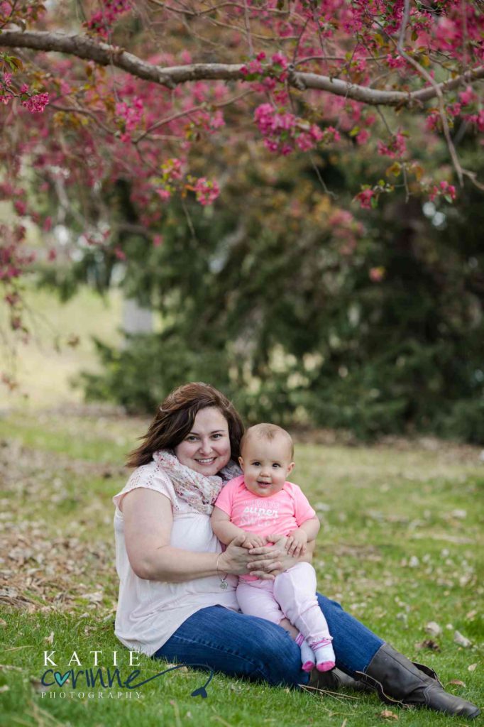 Colorado Cherry Blossom Family photography