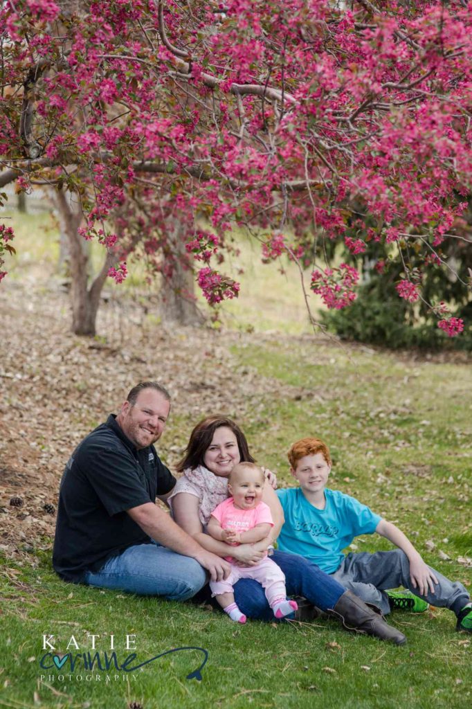 Colorado Cherry Blossom Family Session