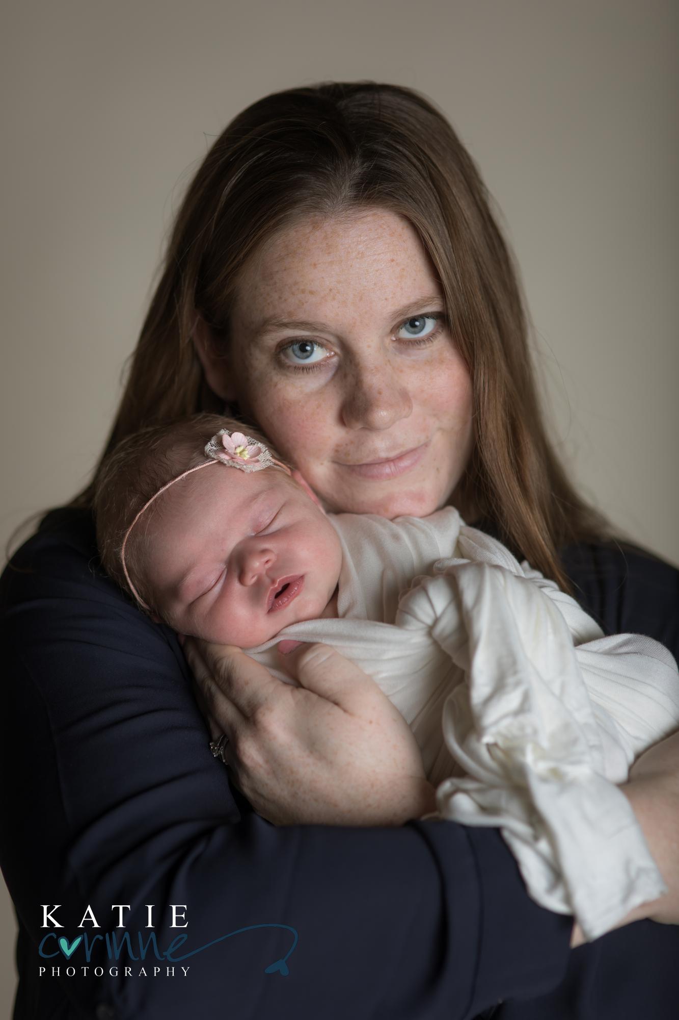 Mother daughter Newborn Portrait