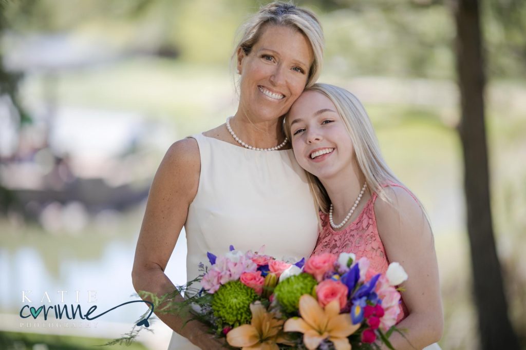 Bride and daughter in Colorado Springs