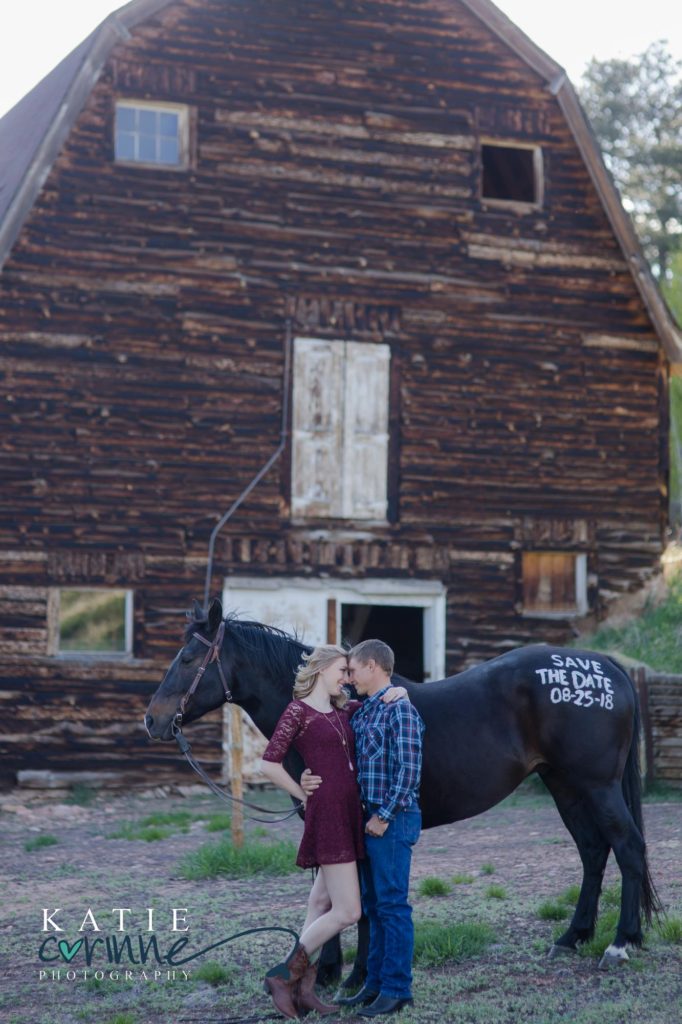 Horse Save The Date by Katie Corinne