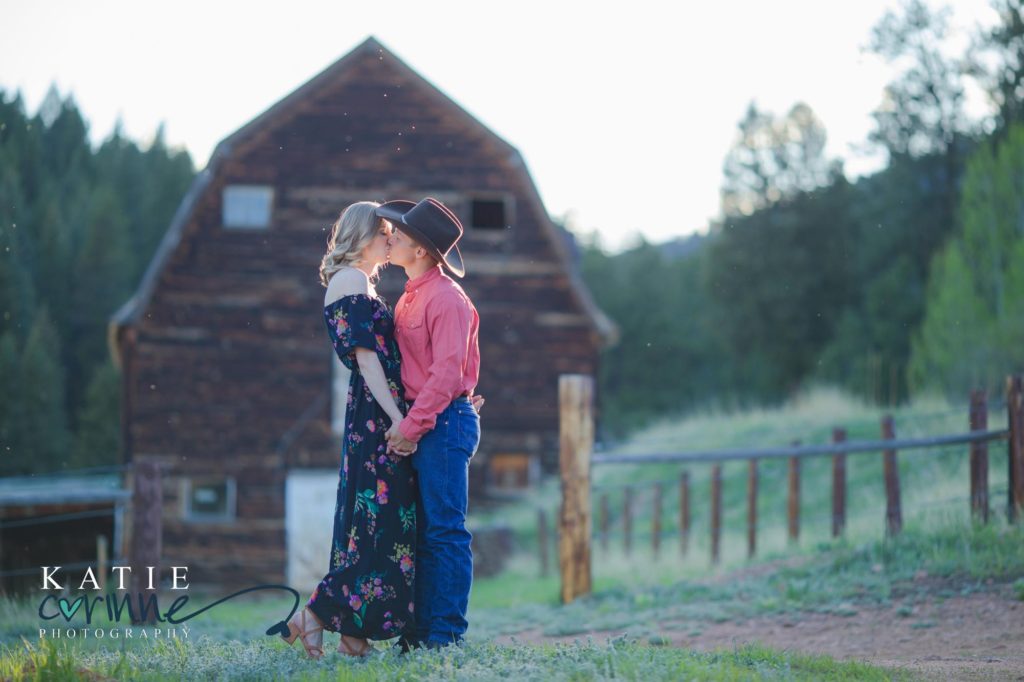 Lower Lake Ranch Engagement Session in Pine, Colorado