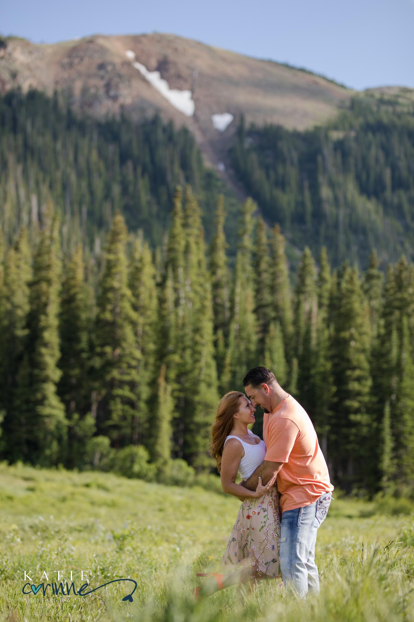 Colorado Pine Tree Couple Photos