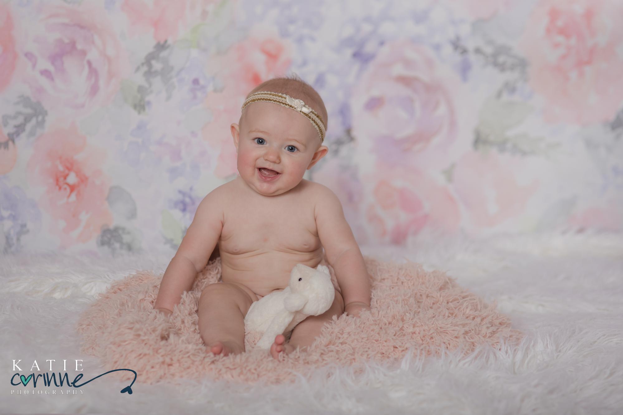 Colorado Springs Milestone Photos of baby girl