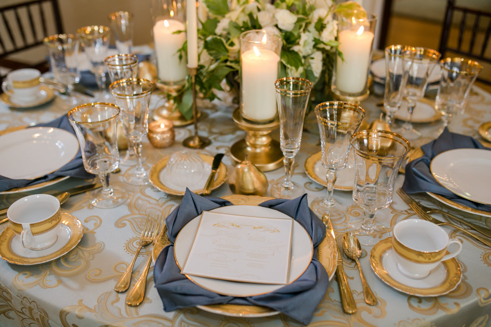 Fancy Table Napkin fold wedding
