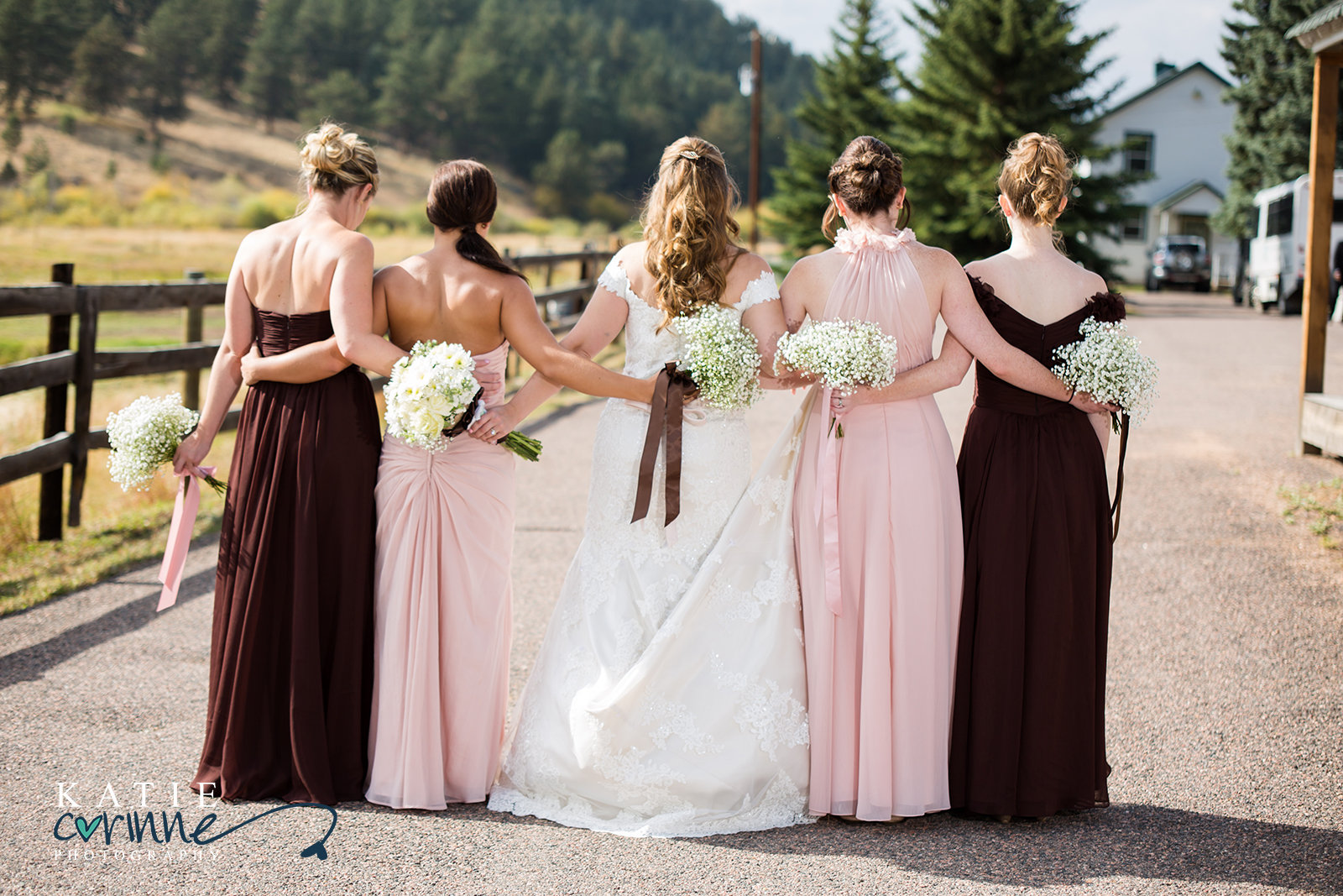 pretty long bridesmaids dresses