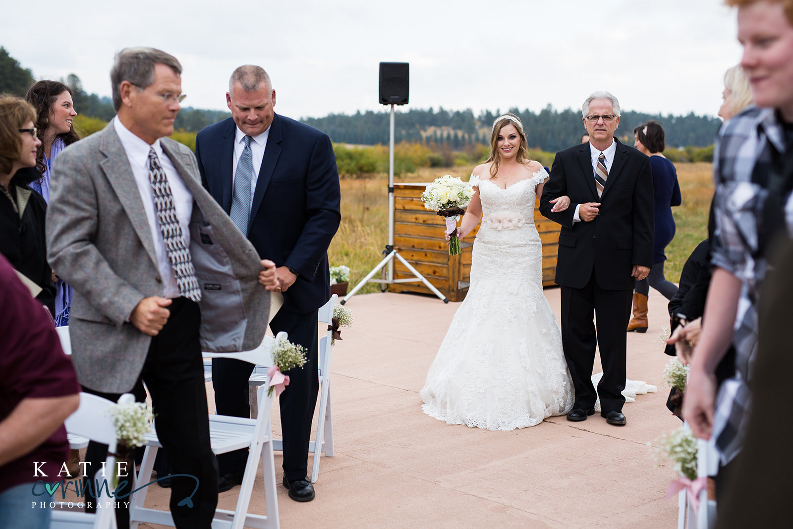 Ceremony photo Deer Creek Valley Ranch Wedding