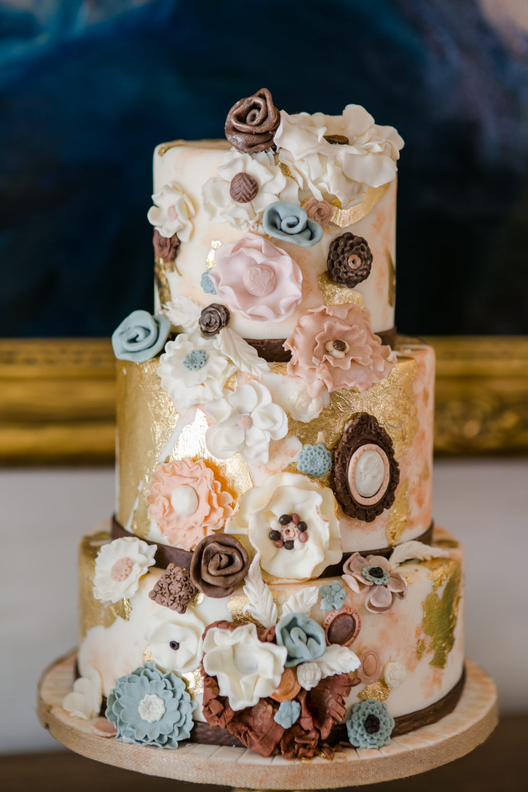 wedding cake at Grant Humphreys Mansion