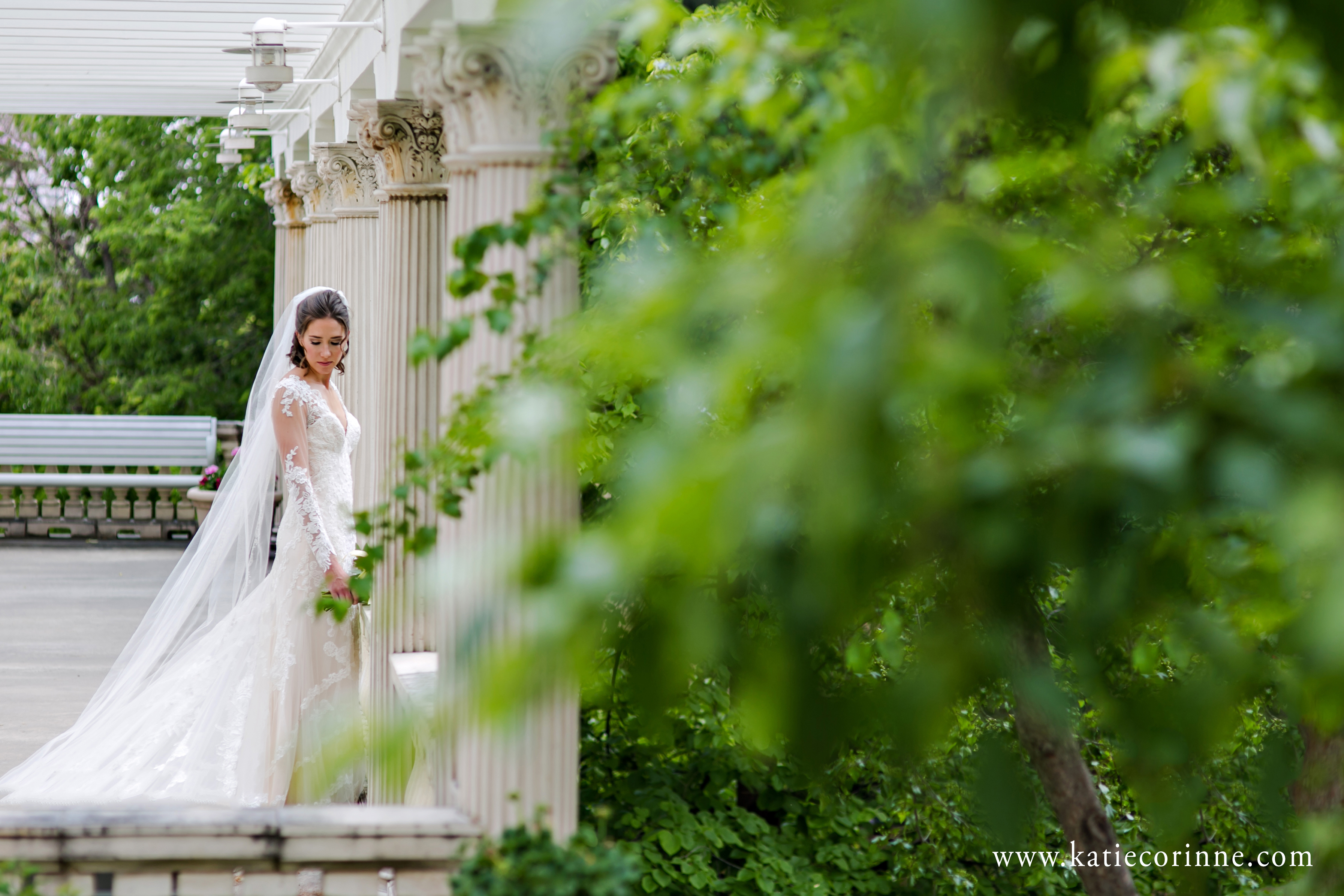 Bride on Wedding Day at Grant Humphreys Mansion