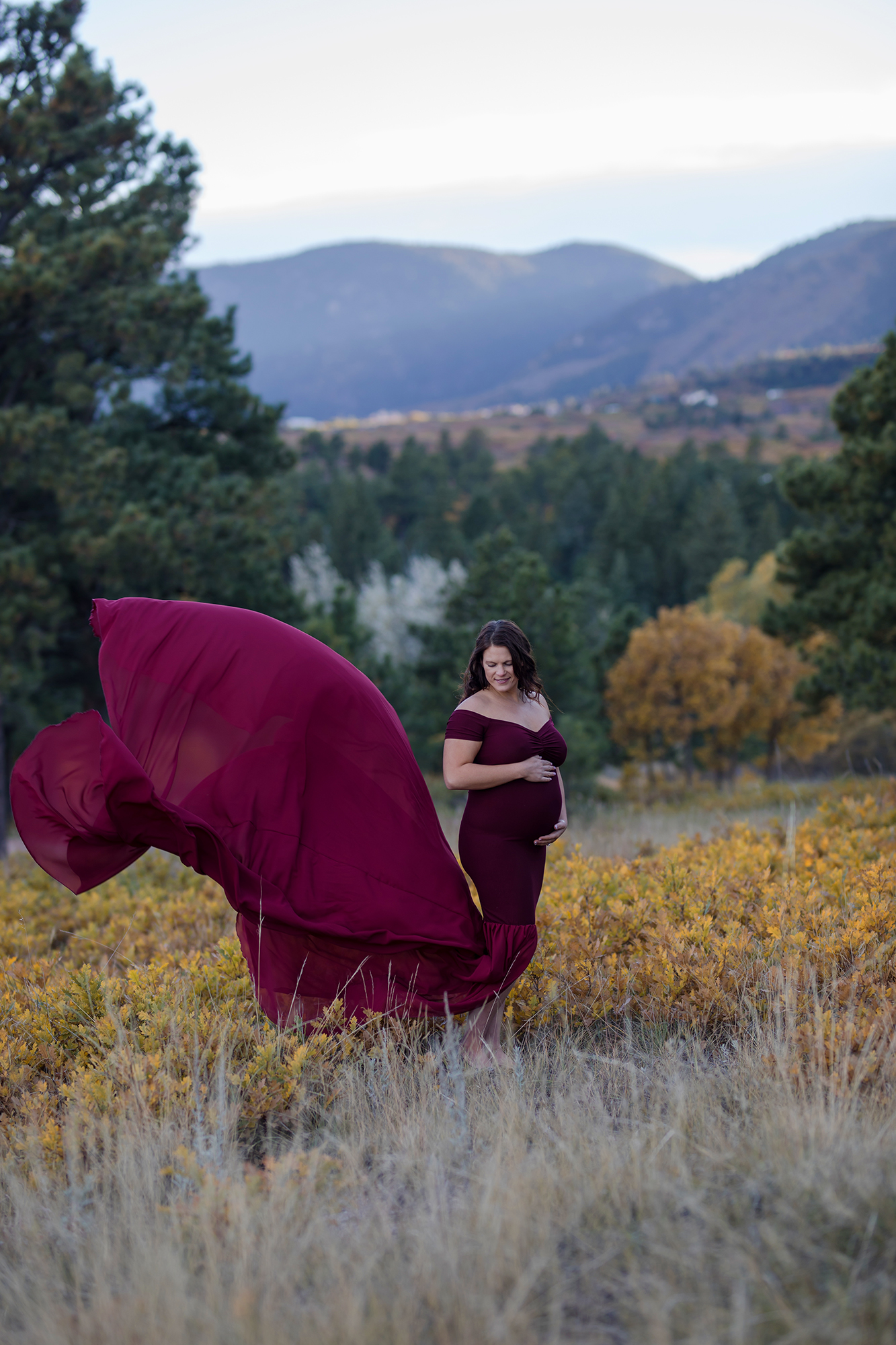 Maternity Photos with dress