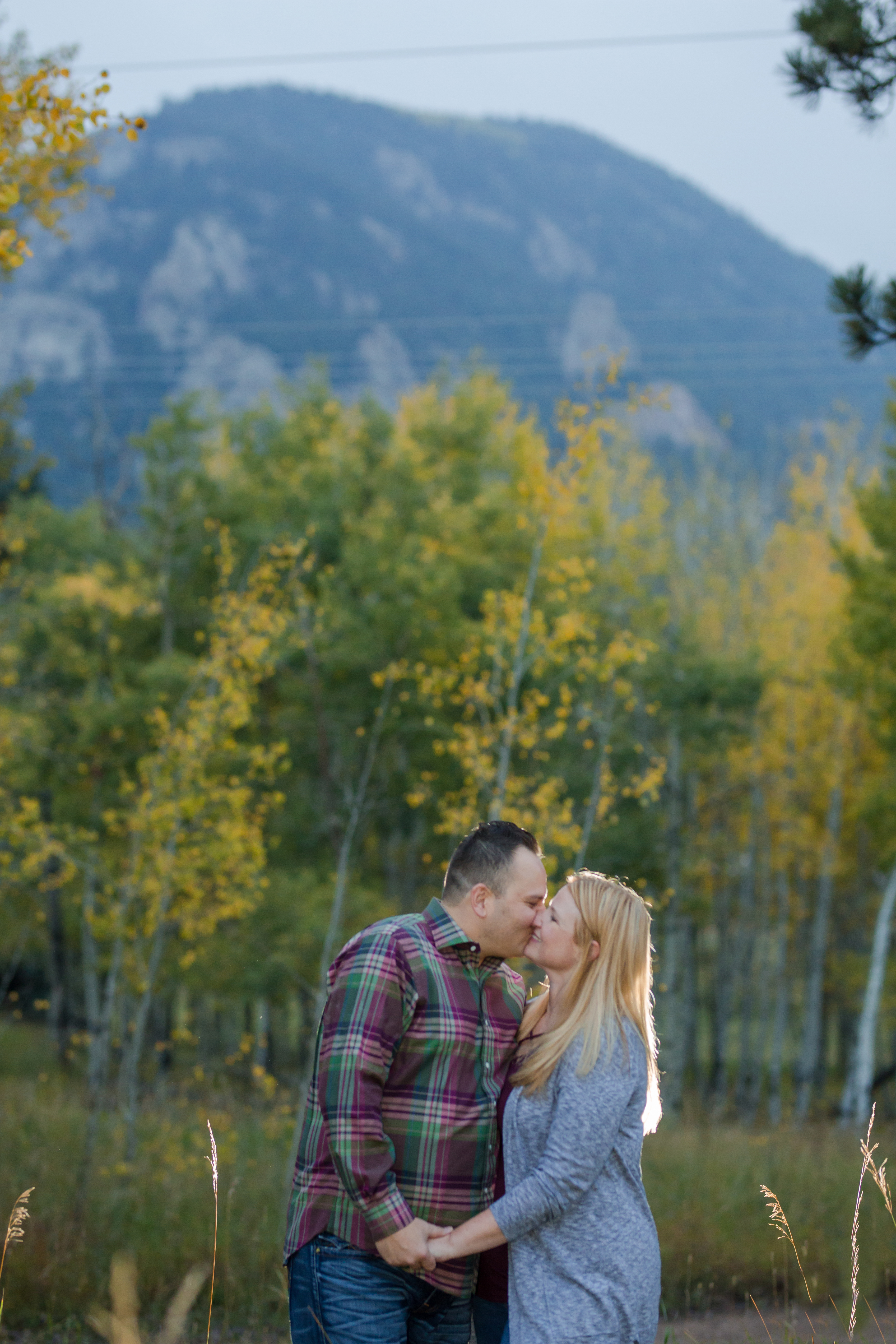 Mountain engagement photography