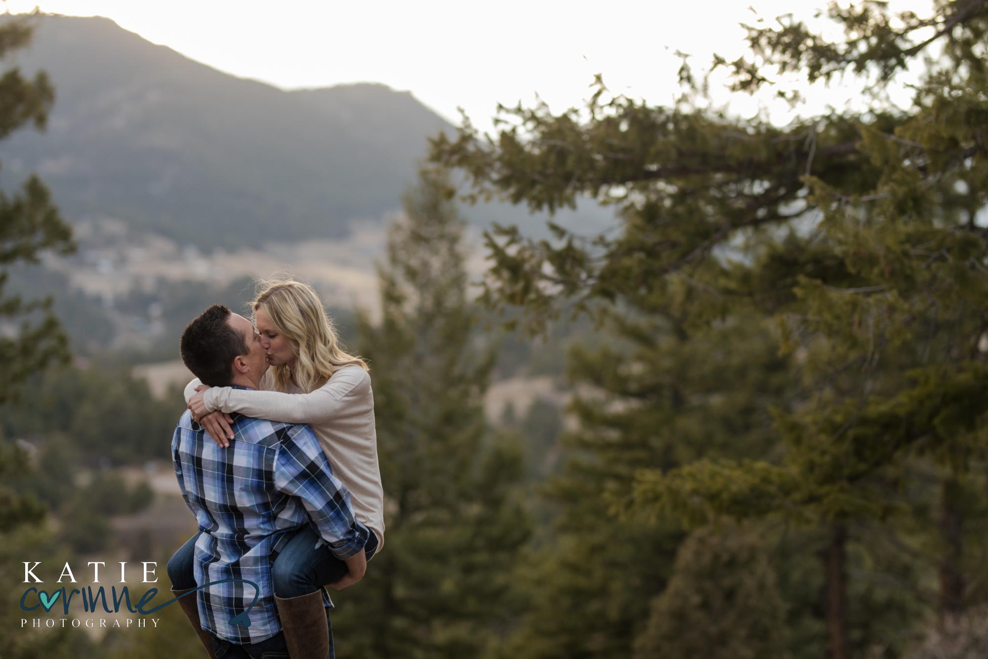 Colorado couple at Mount Falcon