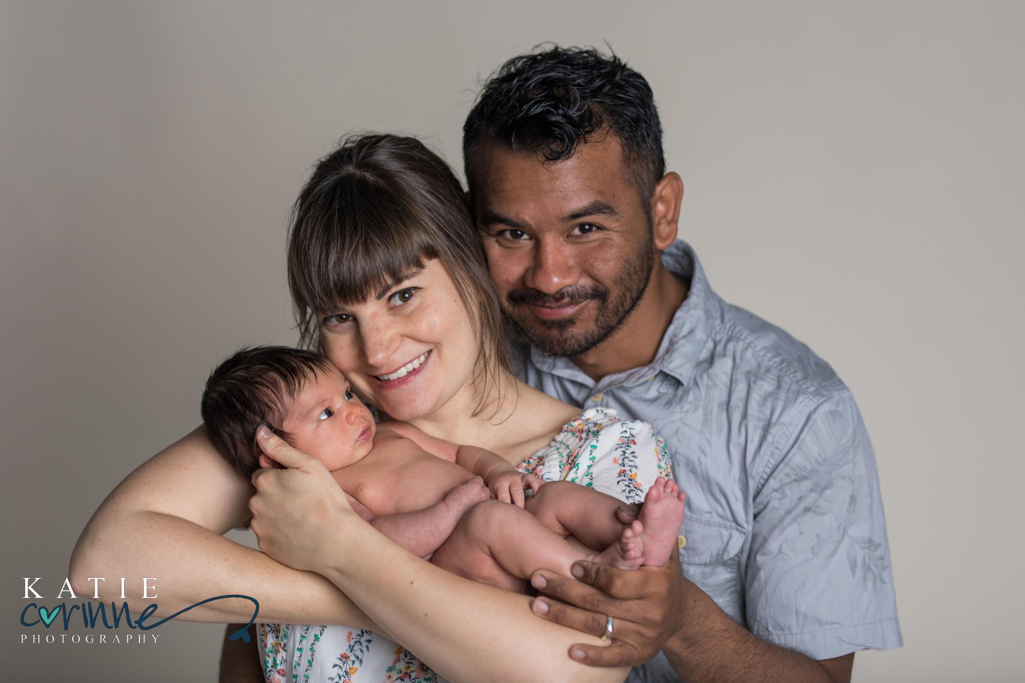 Colorado springs couple holds newborn baby girl