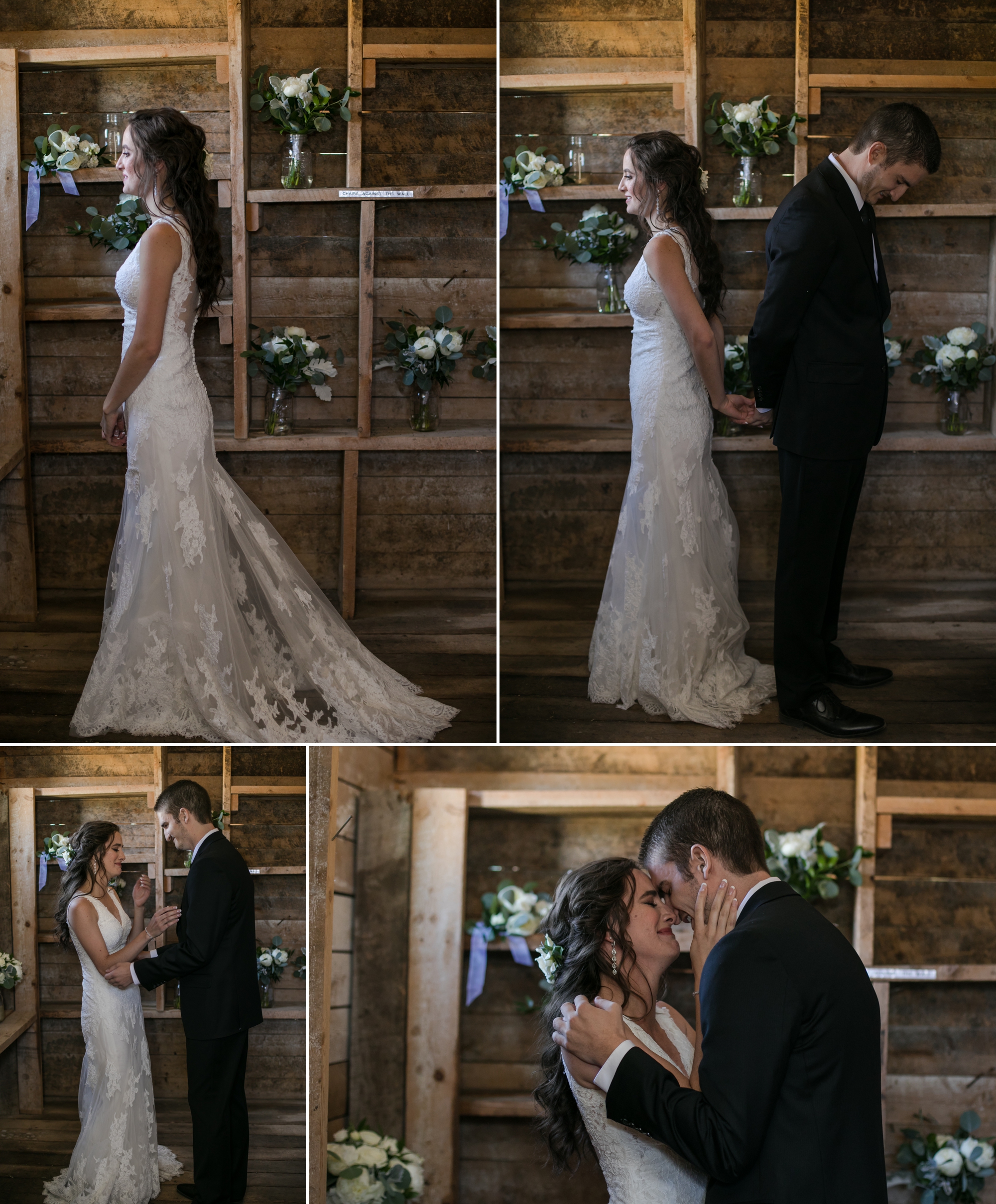 Colorado couple's first look at wedding