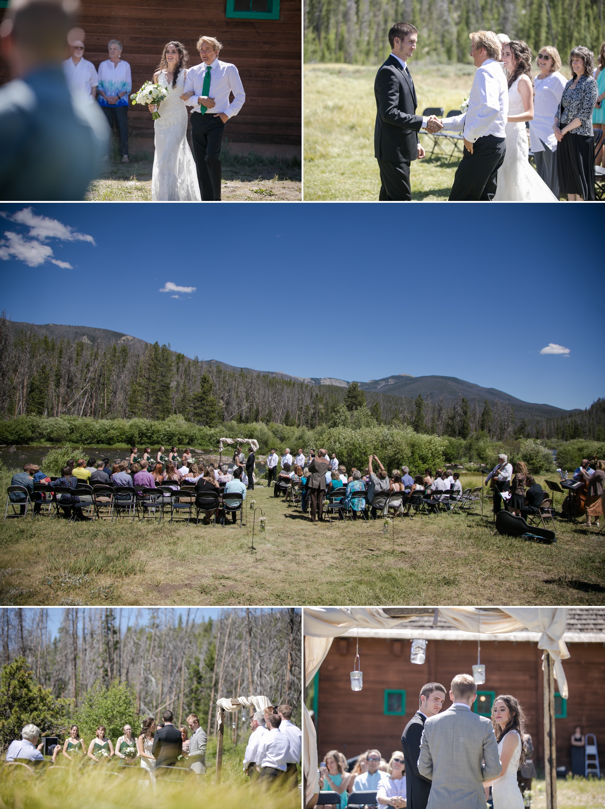 Rocky Mountain National Park wedding ceremony