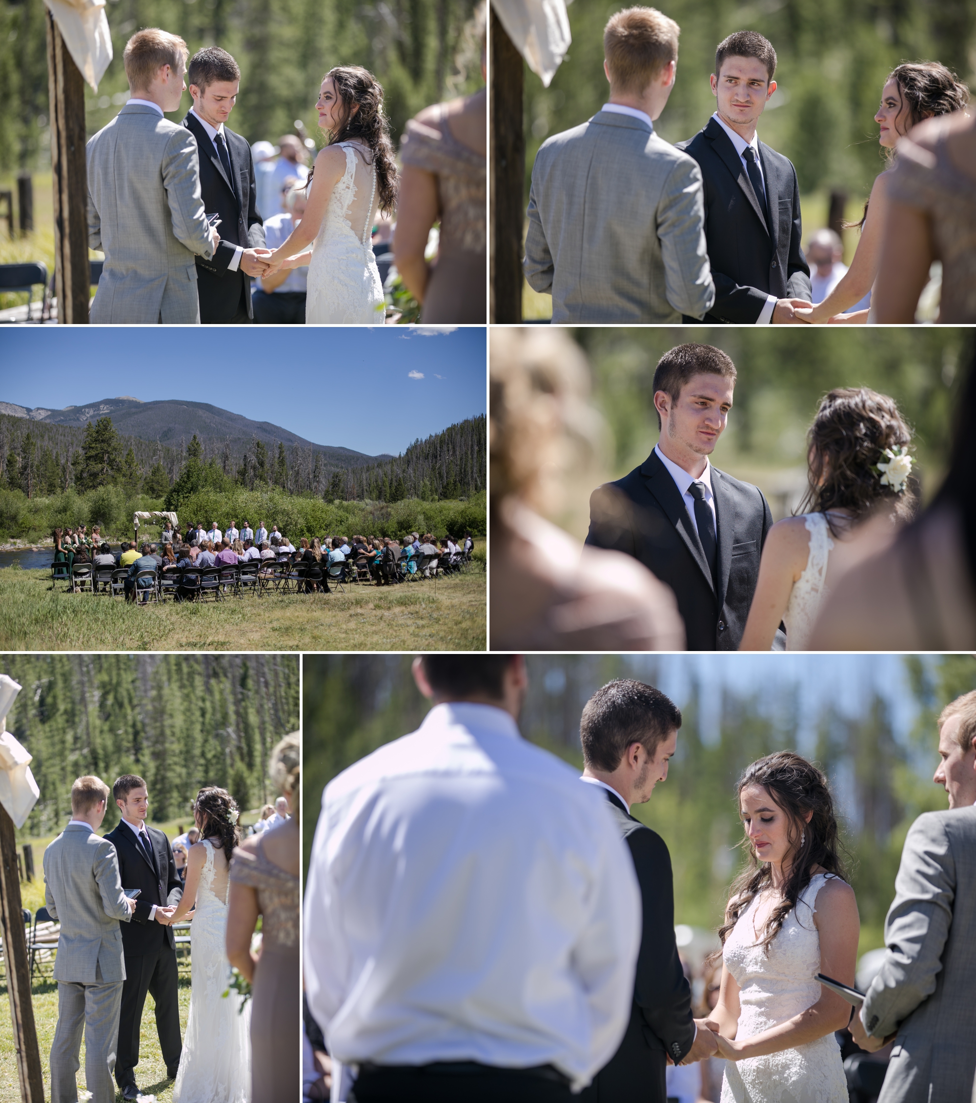 Grand Lake wedding ceremony in Colorado