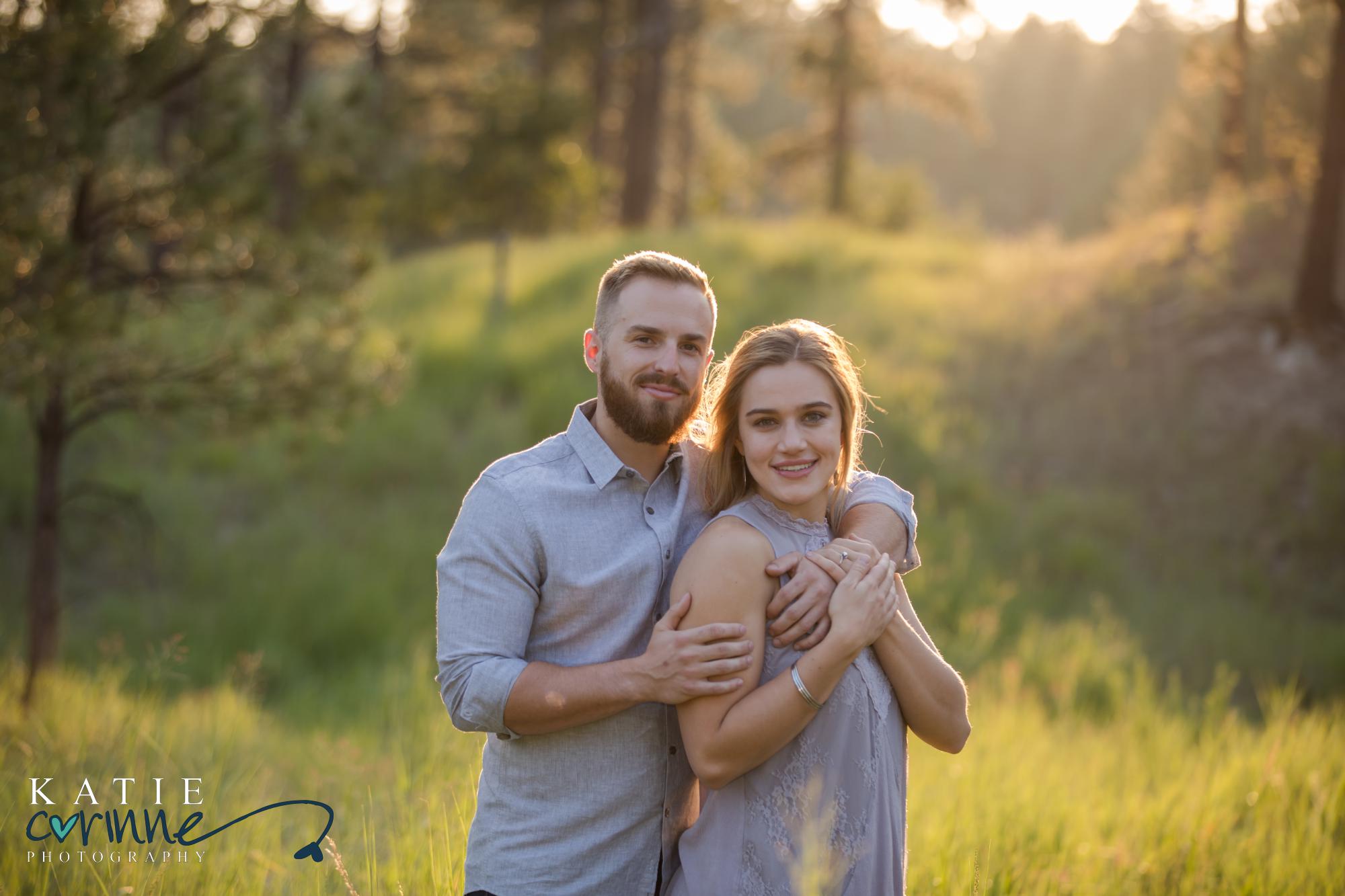 Colorado couple at engagement session