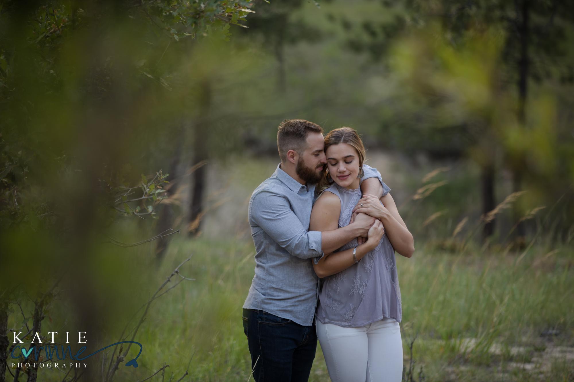 engaged couple plans spruce mountain wedding