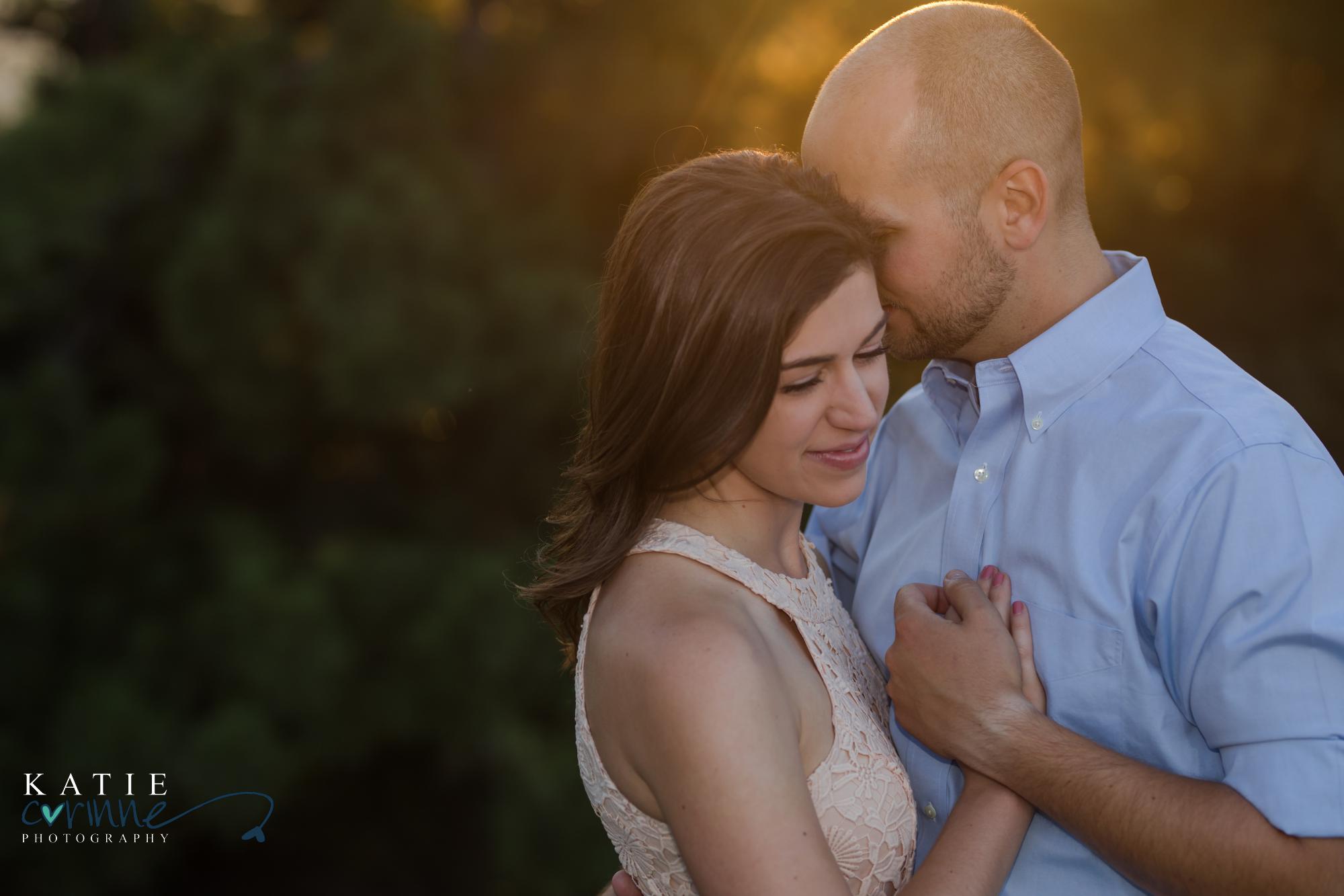 Colorado couple gets photographed during Mount Falcon engagement session