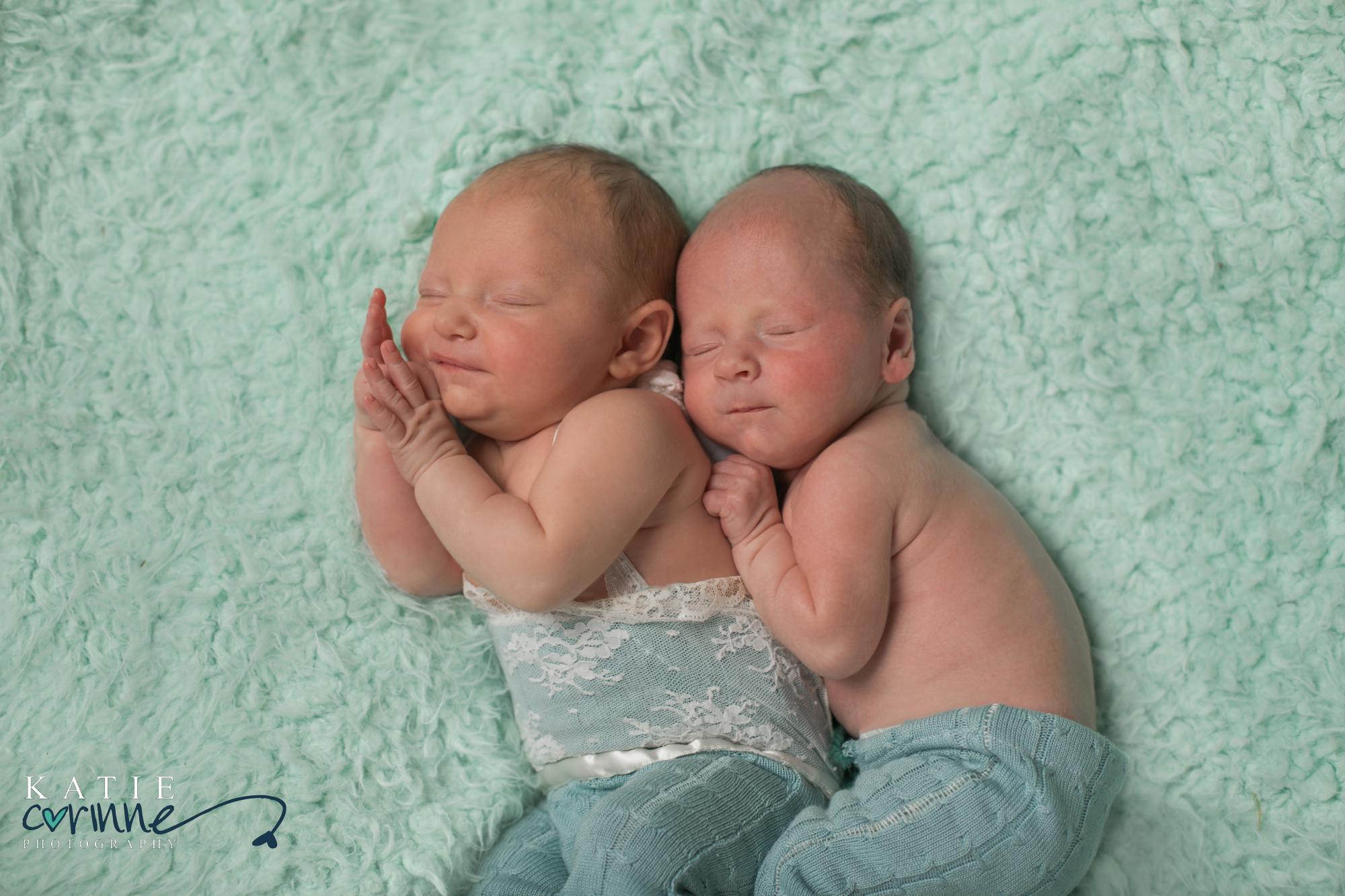 Monument fraternal twins in Colorado photo studio