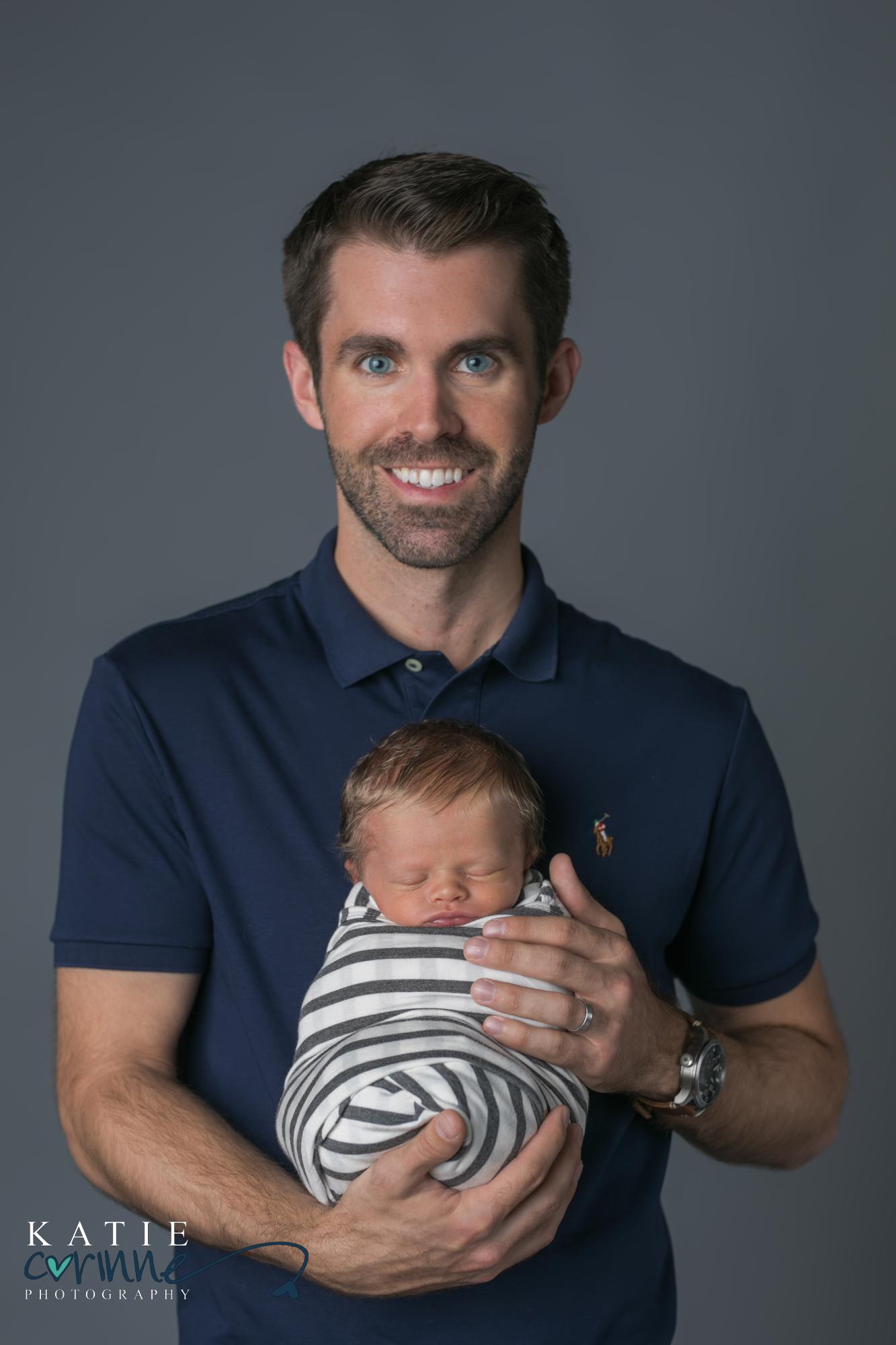 Colorado dad holds baby boy