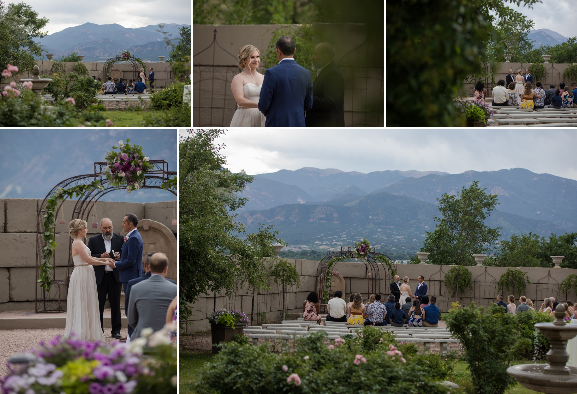 Colorado Springs outdoor wedding ceremony