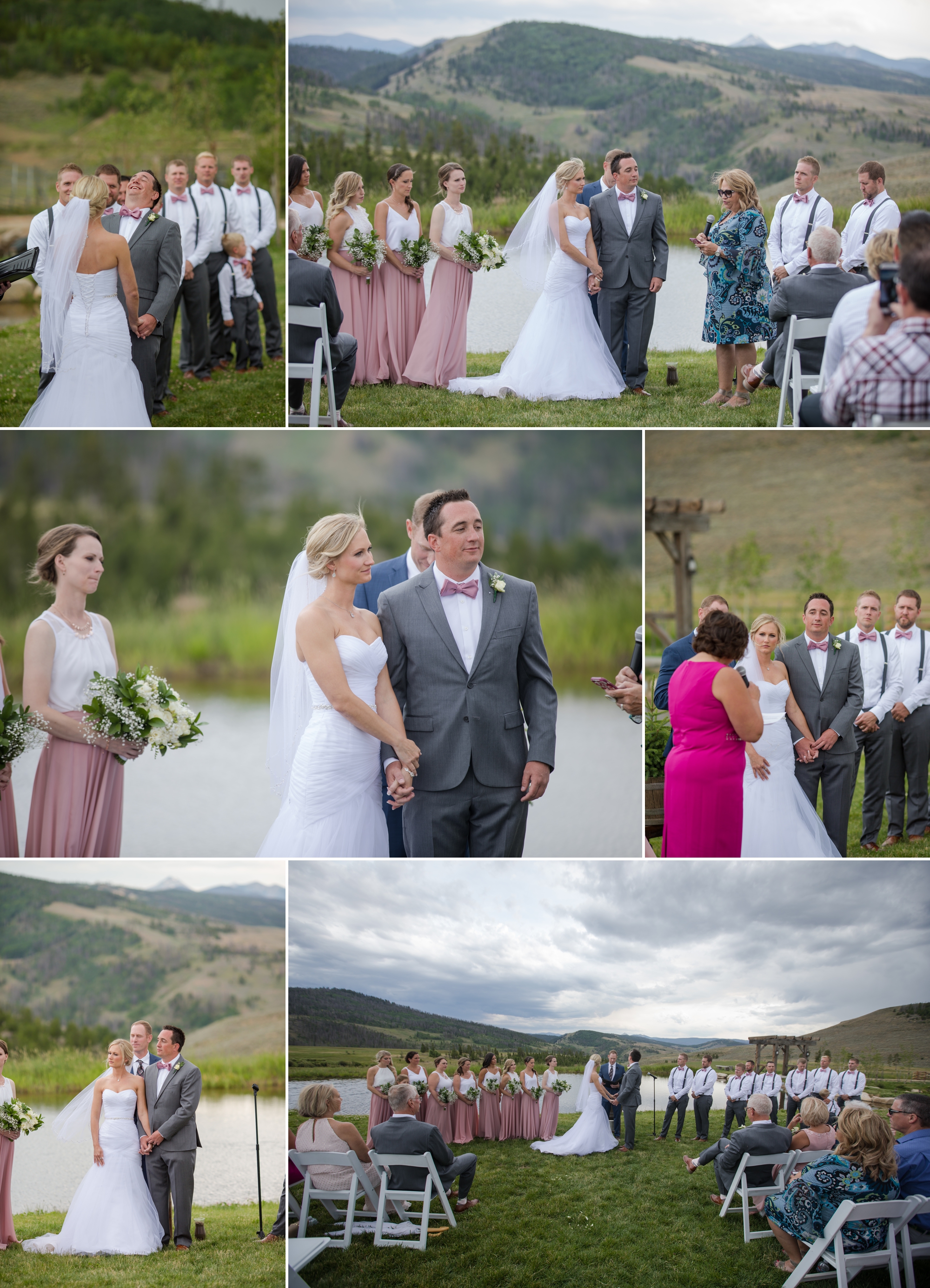 colorado mountain wedding ceremony