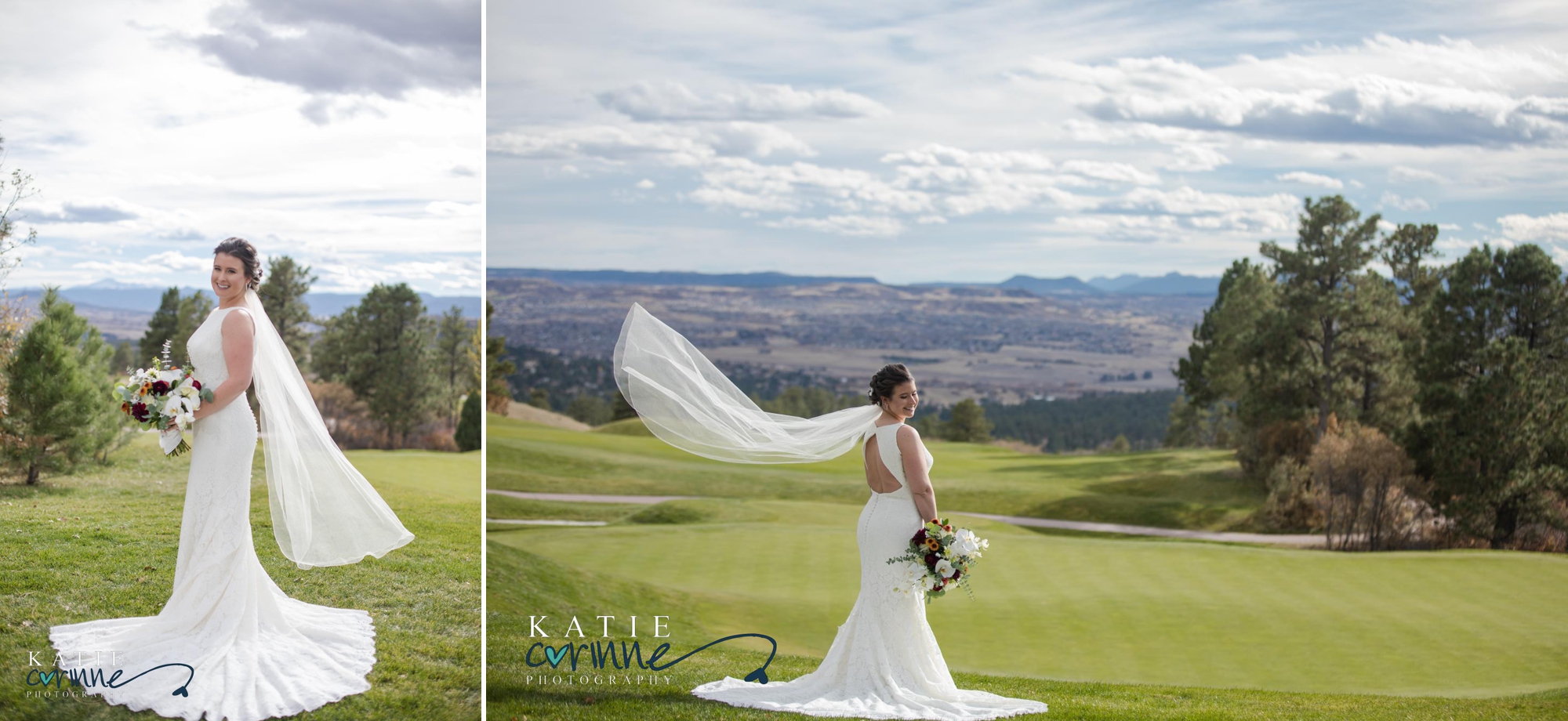 bride at sanctuary golf course