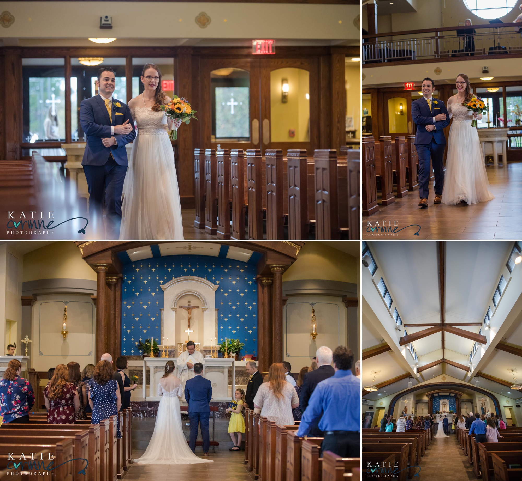 non-traditional catholic church wedding