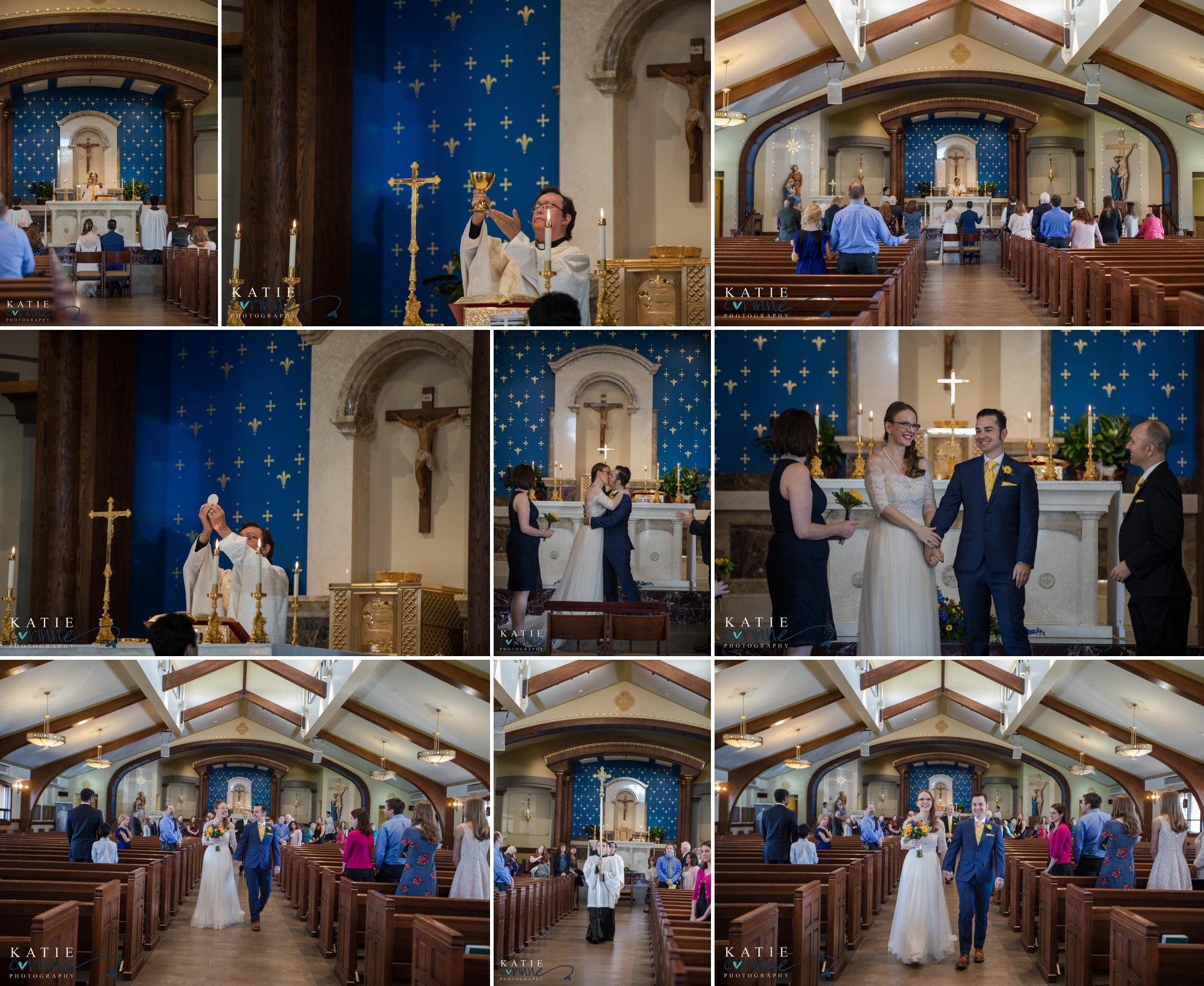 Denver Colorado catholic church wedding
