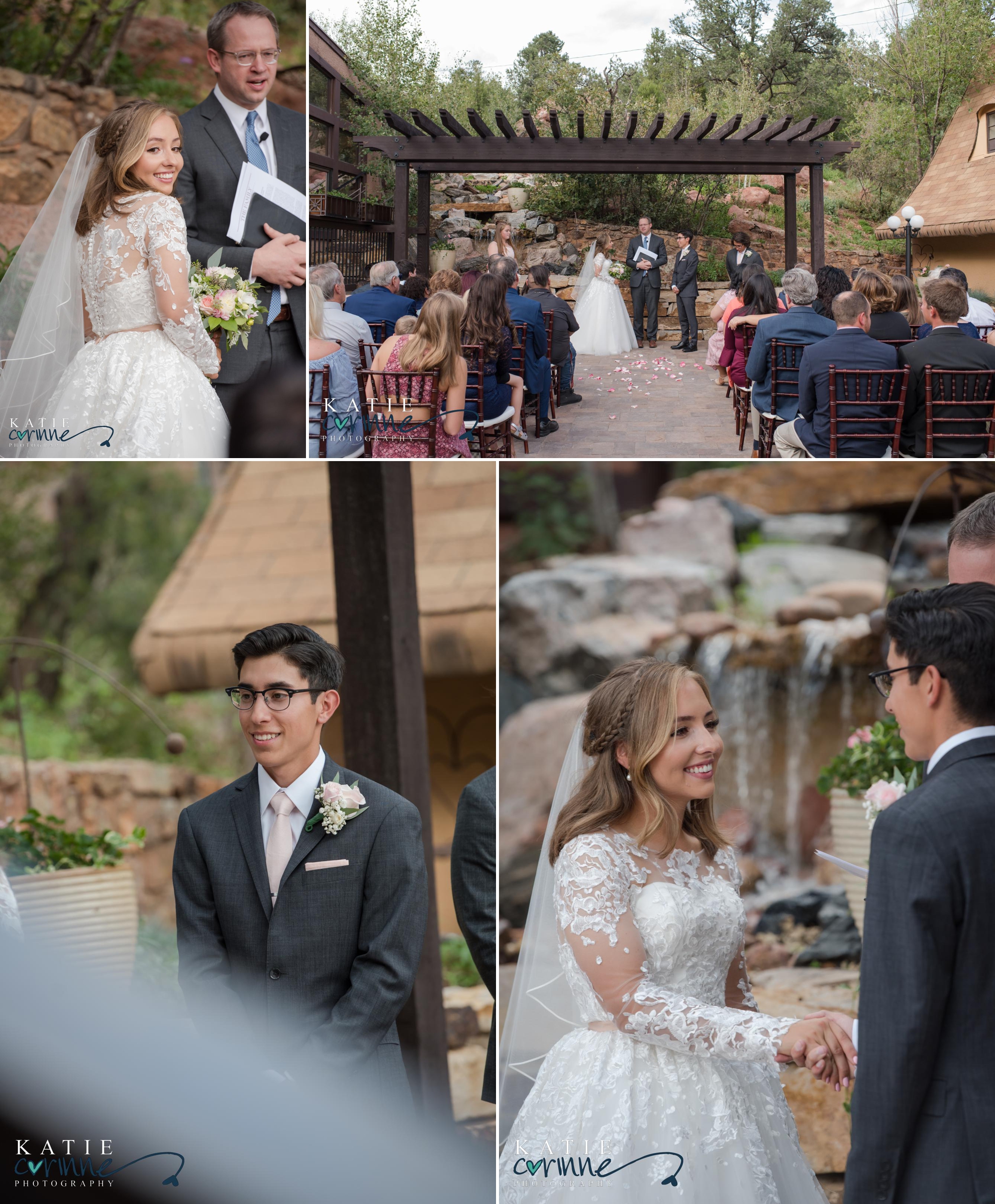 Photographer captures outdoor summer wedding ceremony