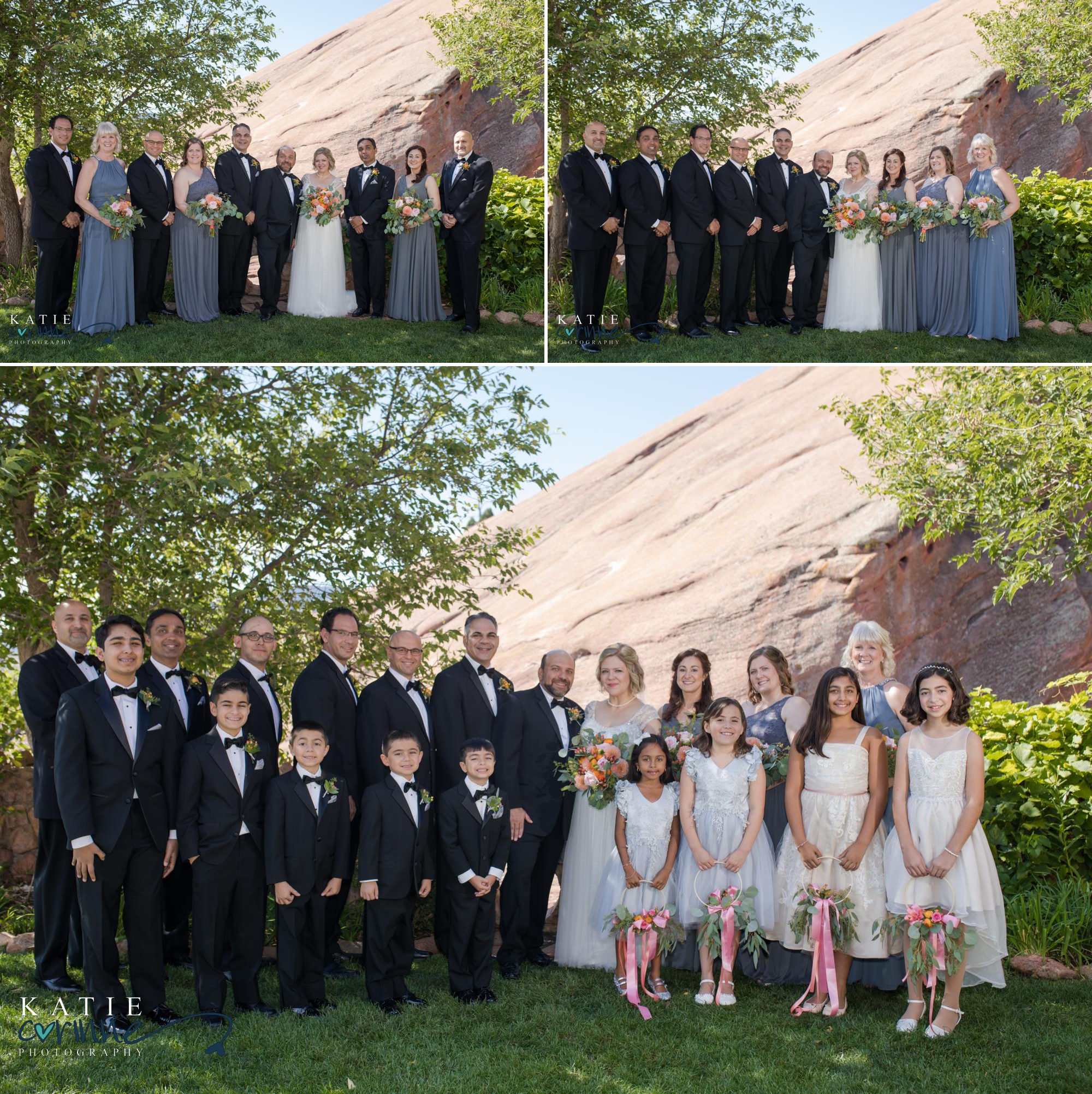 Colorado wedding party in Denver