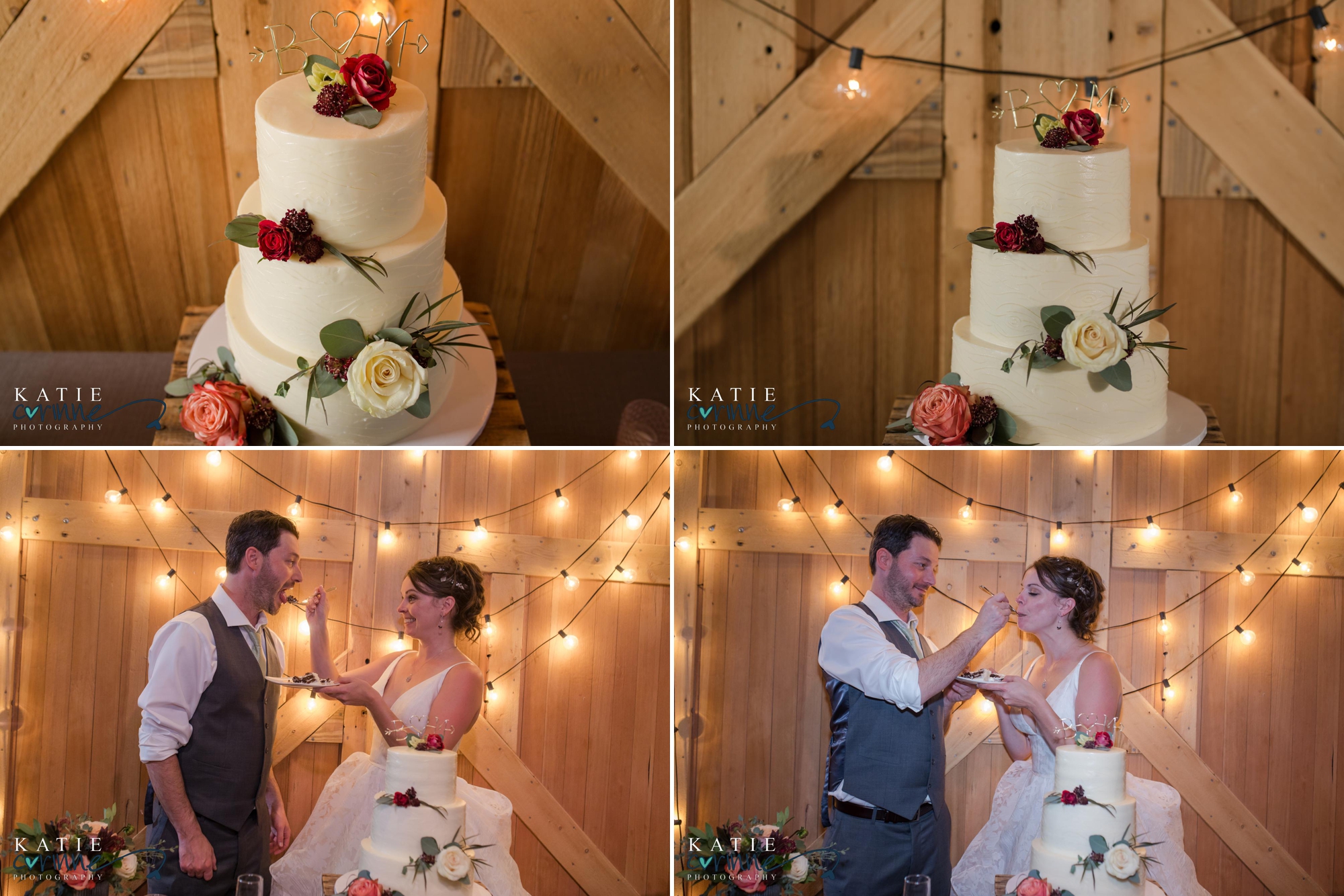 Denver couple cuts cake at the studios at overland crossing
