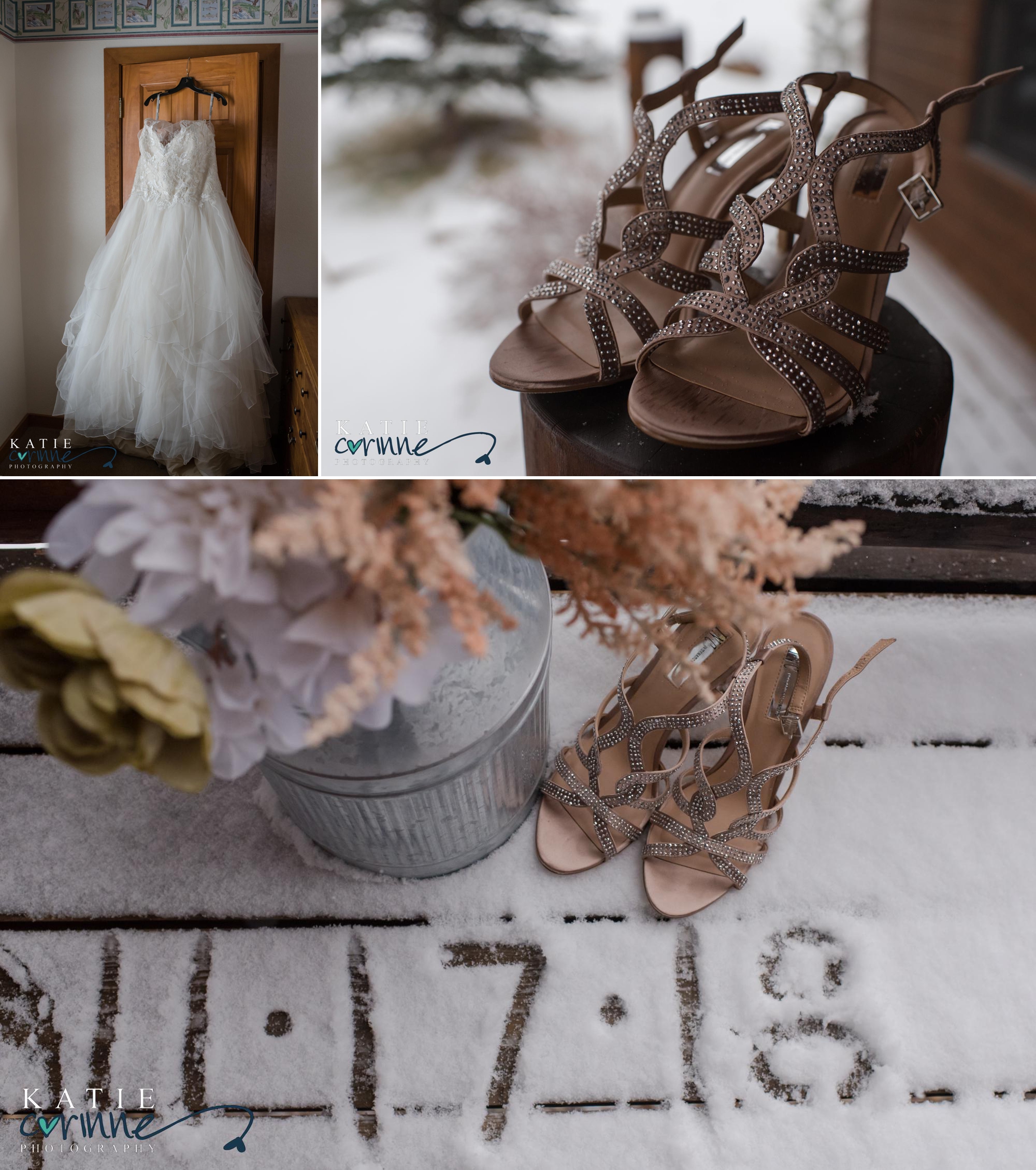 Snowy Winter Wedding details